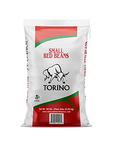 Organic Torino Small Red Beans - 1/50 Lbs Bag | Vegan, Gluten-Free, Fat-Free Emergency Food | Low-Calorie, Low-Sodium Healthy Beans for Soups, Stews & Snacks | Perfect for Vegan Diets & Emergency Preparedness (Pack of 1)