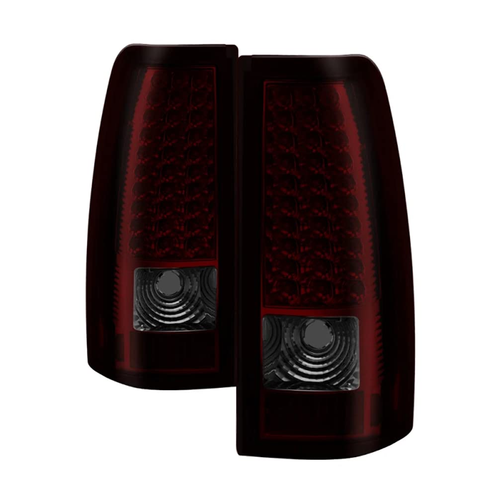 Xtune LED Tail Lights for Cars - Red Smoke Lens with Sequential Turn Signals (ALT-ON-CS99-LED-RS) | Upgrade Your Vehicle's Rear Lighting for Enhanced Safety & Style