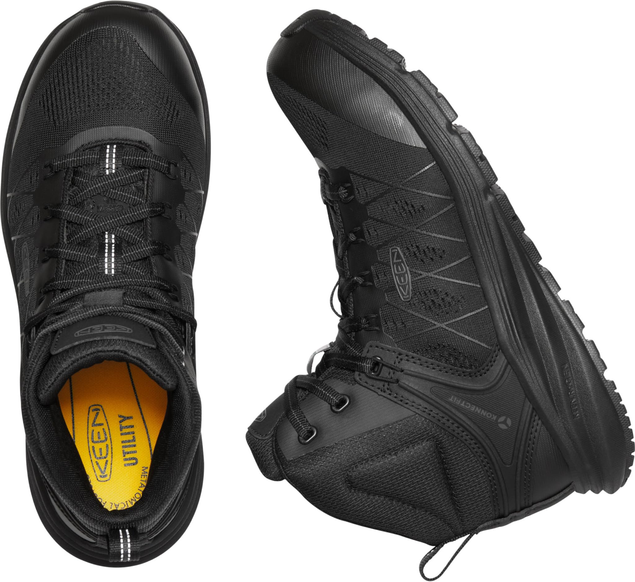 KEEN Utility Men's CSA Vista Energy Mid Height Composite Toe Work Boot - Durable Safety Shoes for Construction, Warehouse & Industrial Work