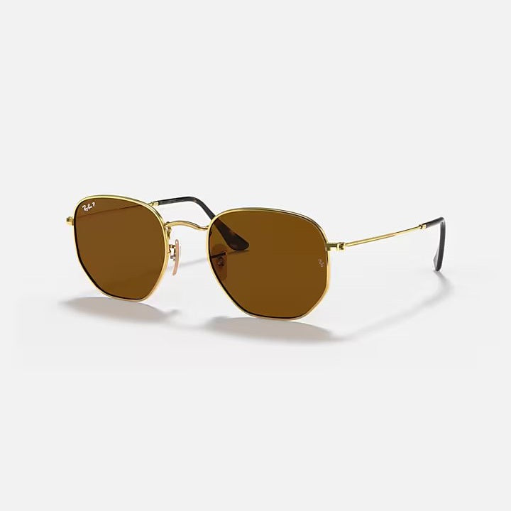 Ray Ban Hexagonal Arista Sunglasses - Classic Polarized Aviator Style for Men & Women - Perfect for Driving, Outdoor Sports & Fashion Accessories