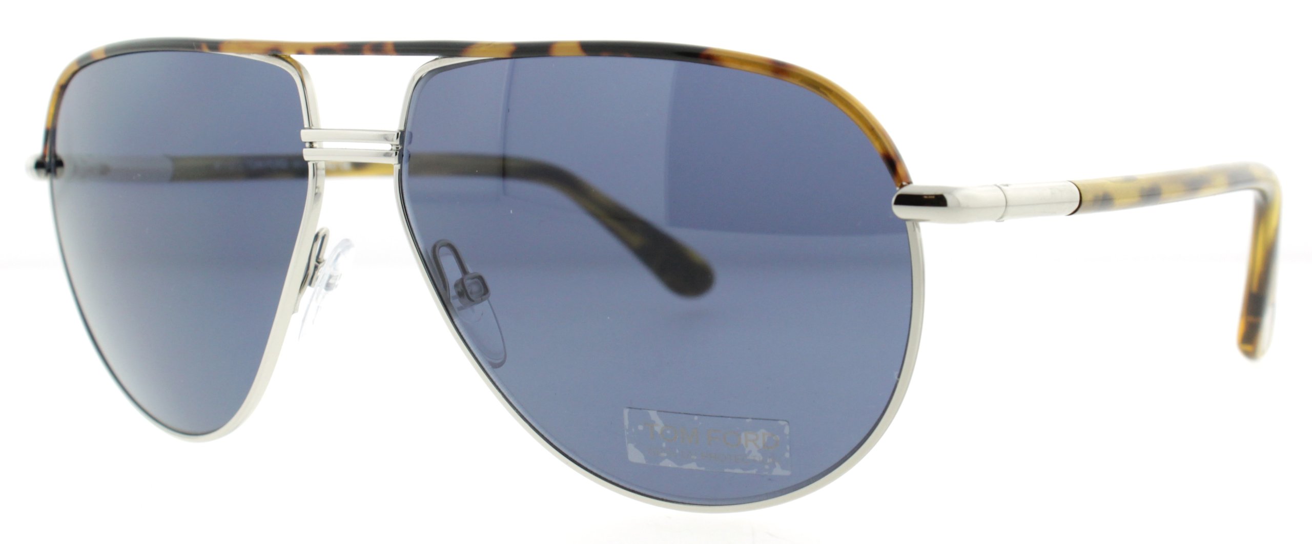 Tom Ford Cole Sunglasses - Blonde Havana Blue Polarized Aviator Sunglasses for Men & Women | UV Protection, Luxury Fashion Shades for Beach, Driving & Outdoor Activities