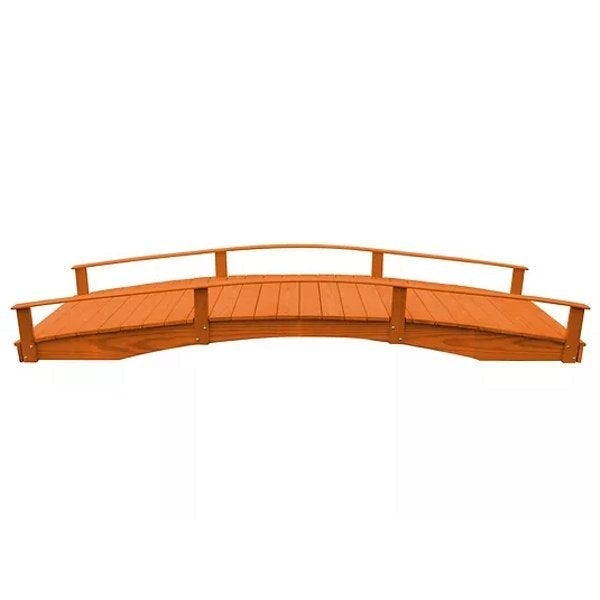 Handcrafted Oriental Garden Bridge - Decorative Asian Wooden Footbridge for Zen Gardens, Ponds & Backyard Landscaping