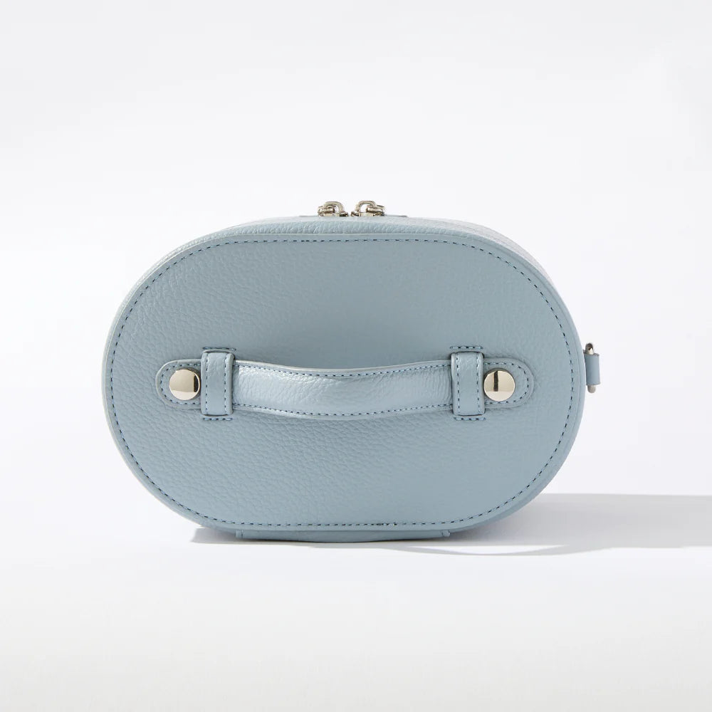 Premium Oval Toiletry Case for Travel - Waterproof Cosmetic Bag with Hanging Hook, Perfect for Toiletries, Makeup & Shampoo | Ideal for Vacation, Gym & Business Trips