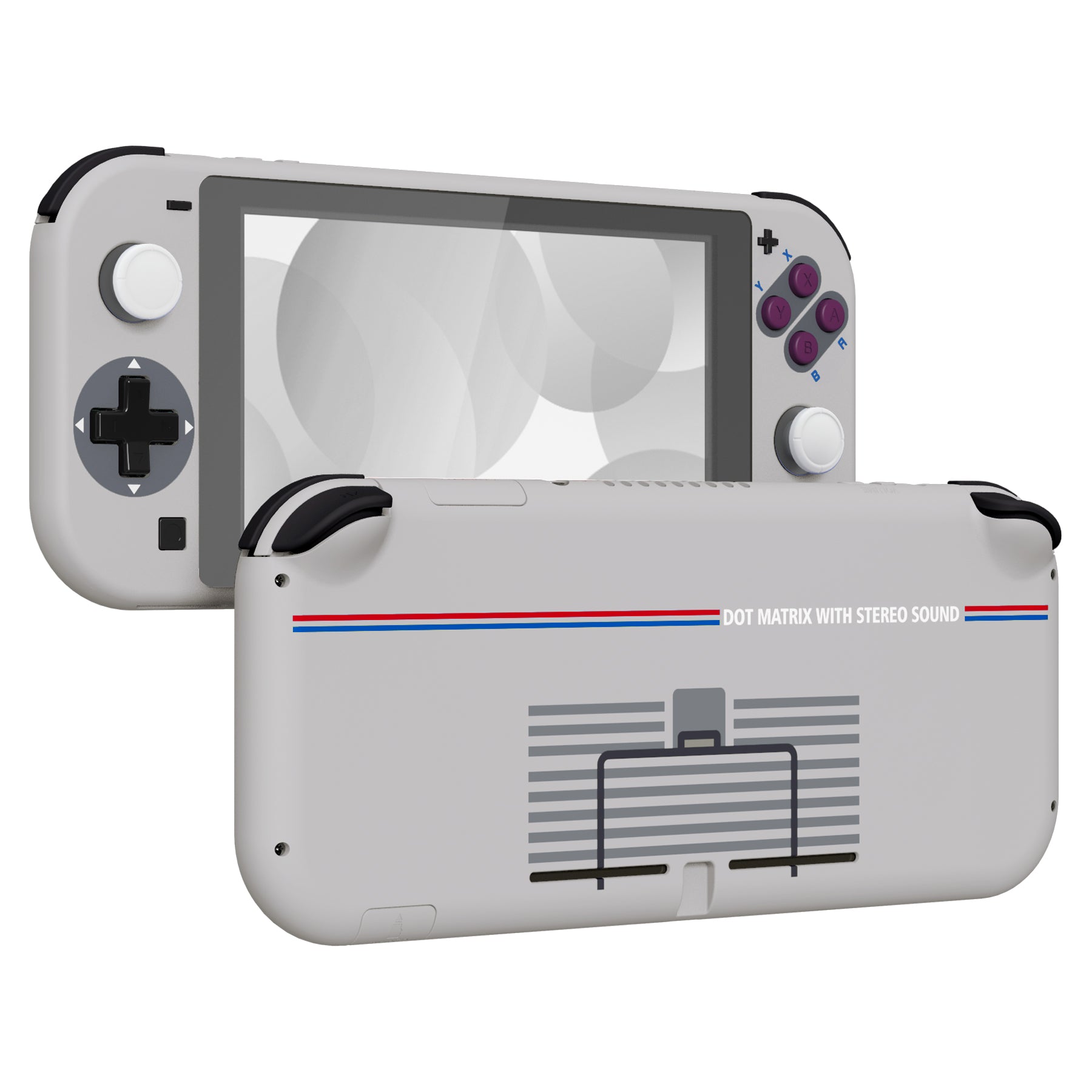 eXtremeRate Classic 1989 GB DMG-01 Style DIY Replacement Shell for Nintendo Switch Lite - Custom Case Cover with Screen Protector | Retro Gaming Accessory for NSL Handheld Console | Perfect for Gaming Enthusiasts & Collectors