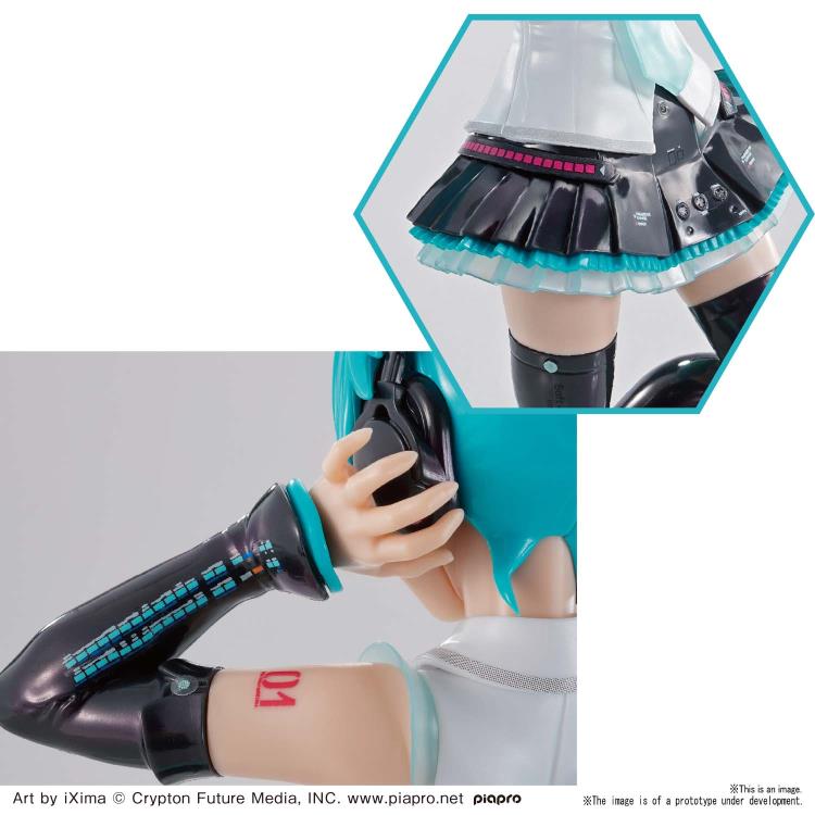 Figure Rise Labo Hatsune Miku V4X Vocaloid Plastic Model Kit - Anime Figure Building Set for Collectors & Cosplay Enthusiasts - Perfect for Display, Gift Giving & Anime Decor