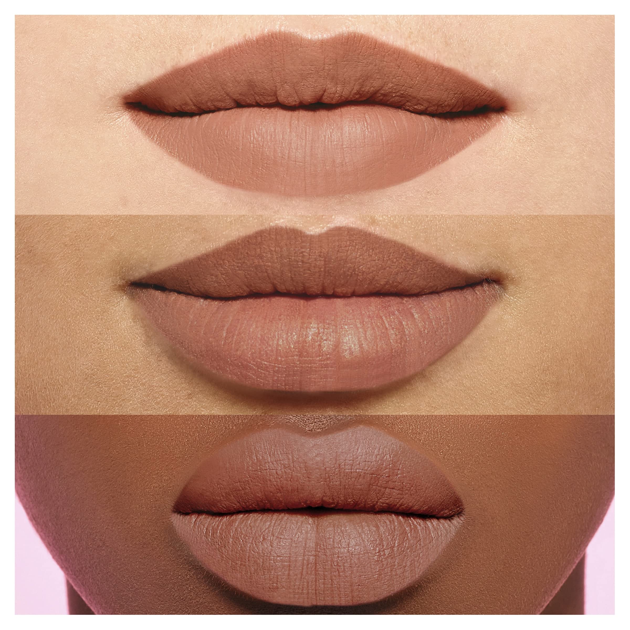 L'Oréal Paris Matte Lip Crayon - 104 Smart Cookie Nude Lipstick | Long-Lasting, Moisturizing Matte Finish | Perfect for Everyday Wear & Special Occasions