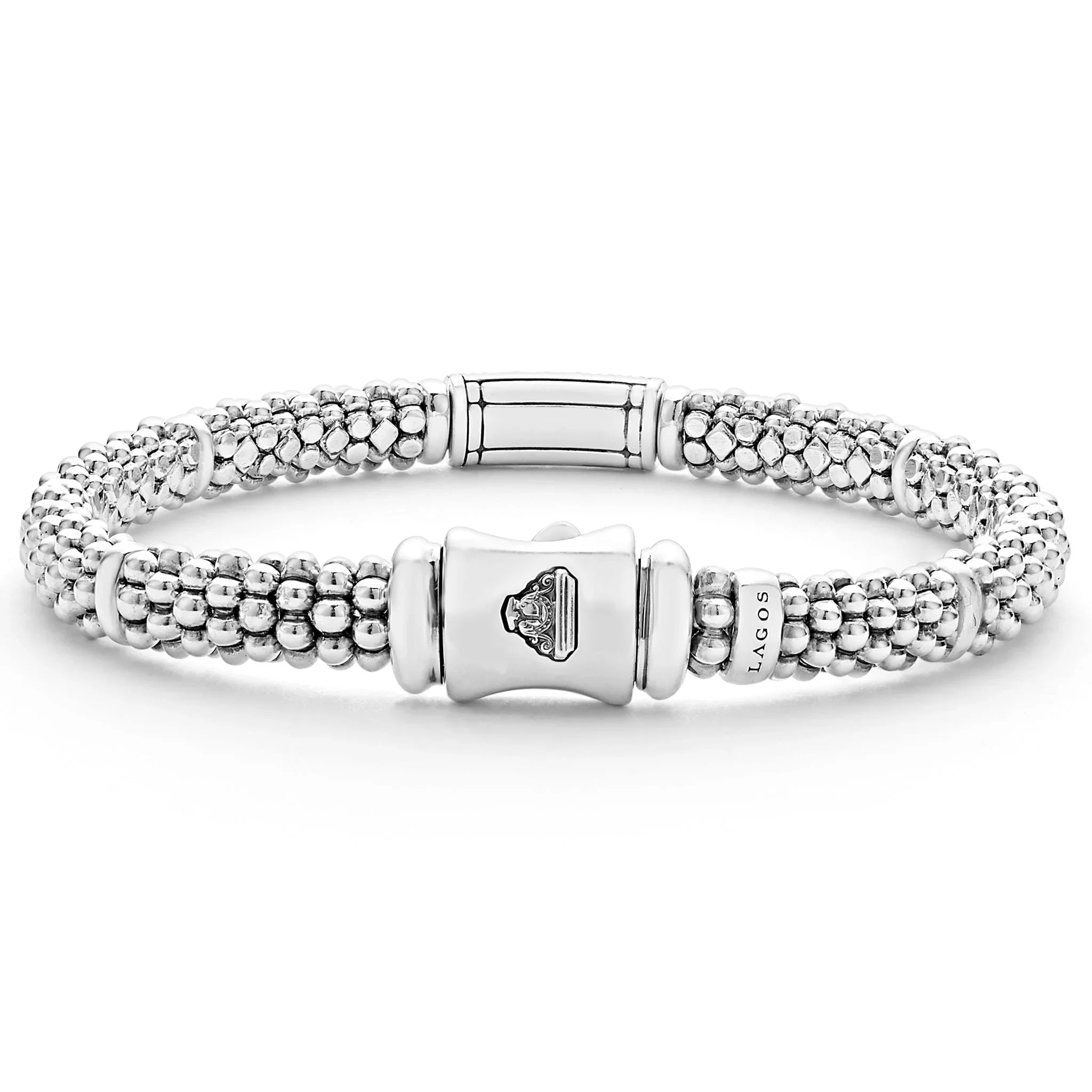 Luxury 6mm Caviar Diamond Bracelet for Women - Elegant Tennis Bracelet for Weddings, Parties & Special Occasions
