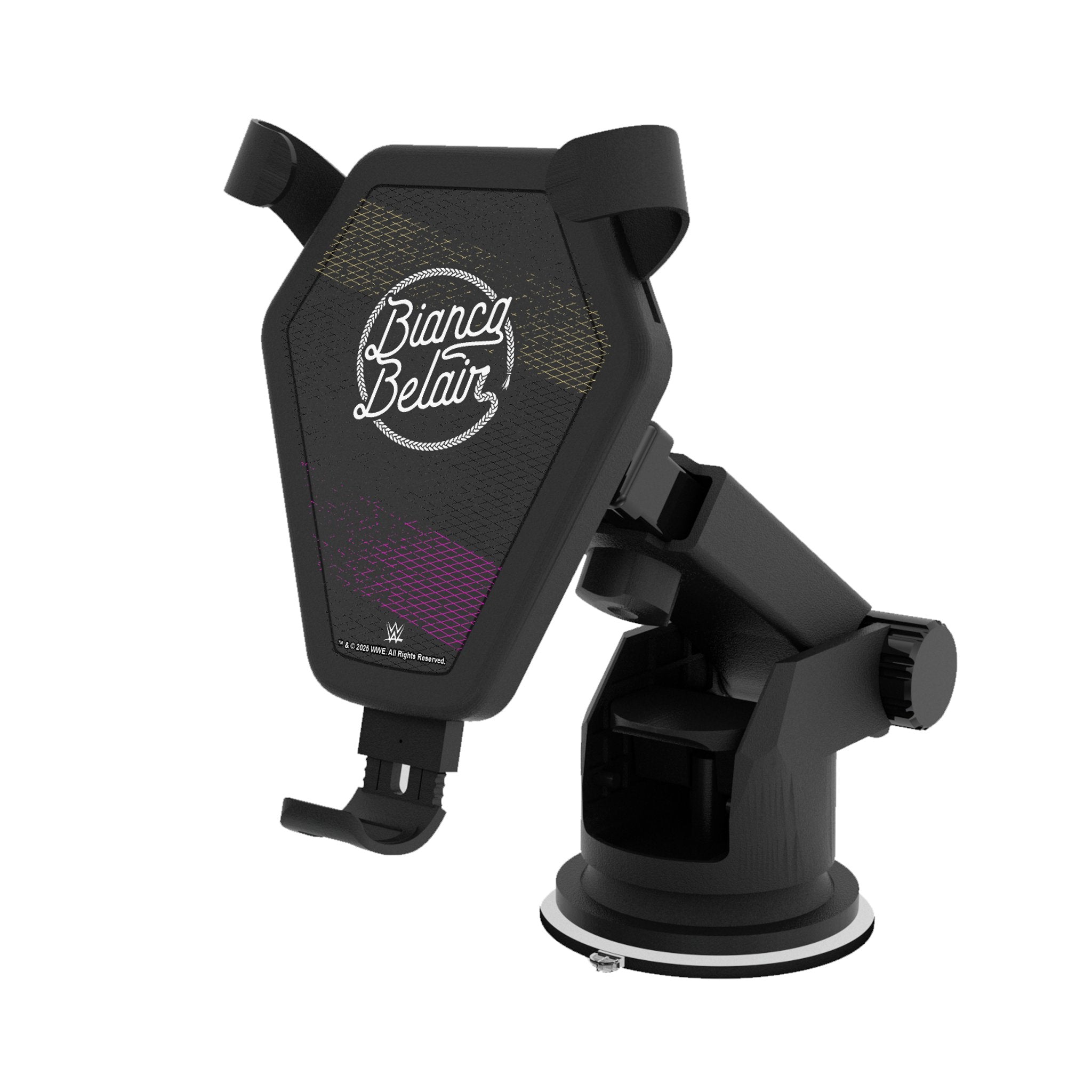 Bianca Belair Wireless Car Charger - Fast Charging Steel Mount for iPhone & Android - Perfect for Road Trips & Commuting
