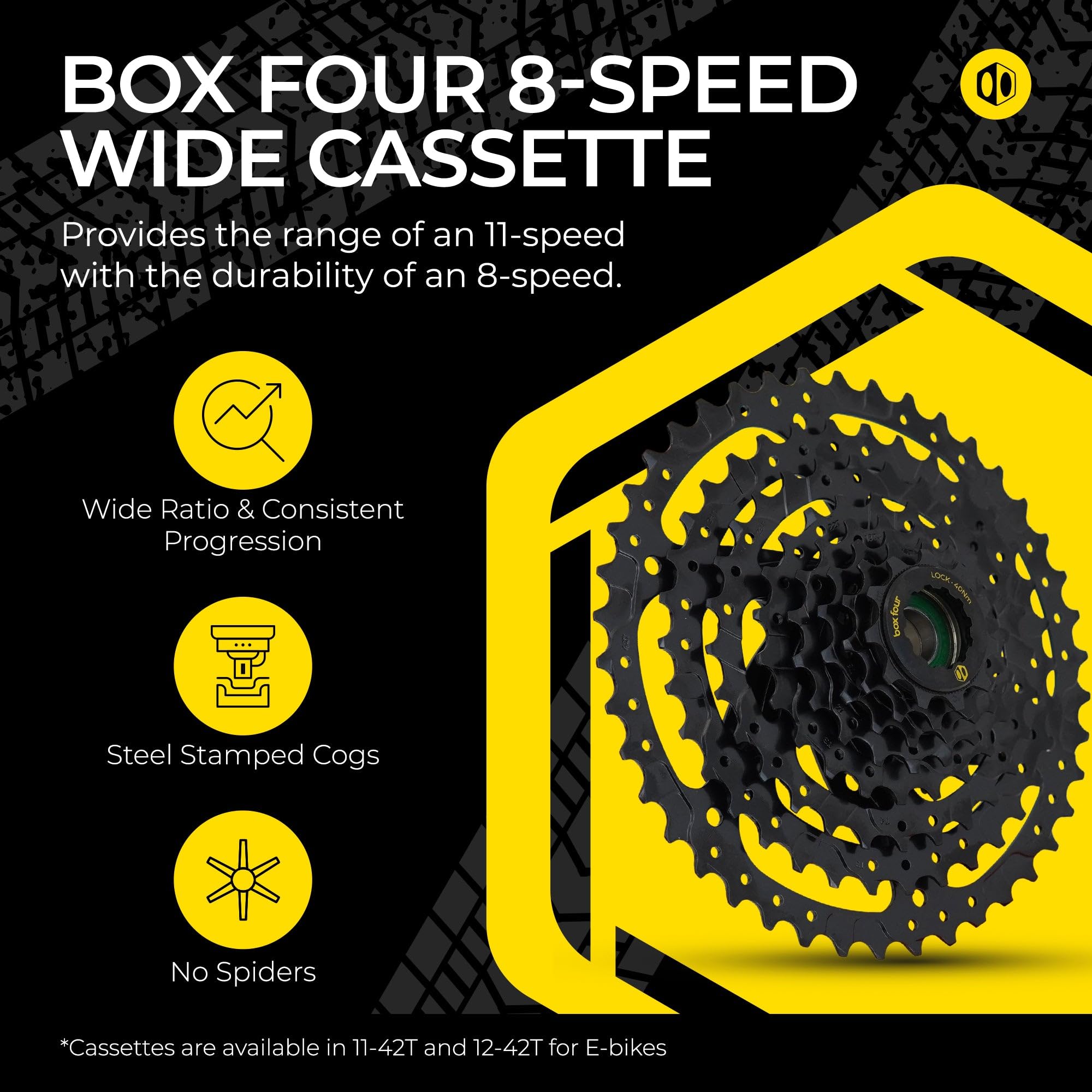 8-Speed Multi-Shift Bike Groupset for Non-E-Bike & E-Bike - Rear Derailleur, Shifters, Cassette, Chain & Housing Kit - Mountain Bike Drivetrain Upgrade for Trail Riding & Commuting