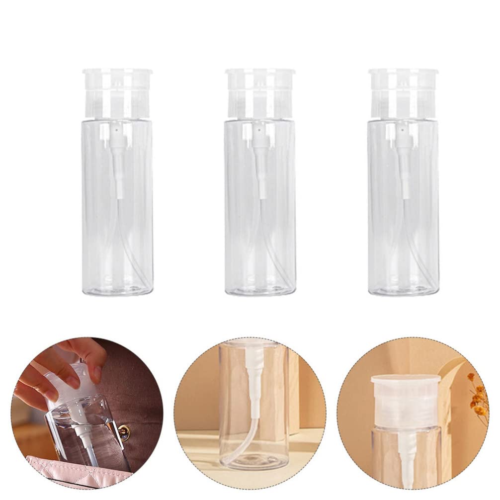 SOLUSTRE 6-Pack Refillable Pump Dispenser Bottles for Shampoo, Hand Soap, Lotion & Liquid - Empty Push Down Cosmetic Containers with Foaming Pump - Perfect for Bathroom, Salon, Travel & Pet Care