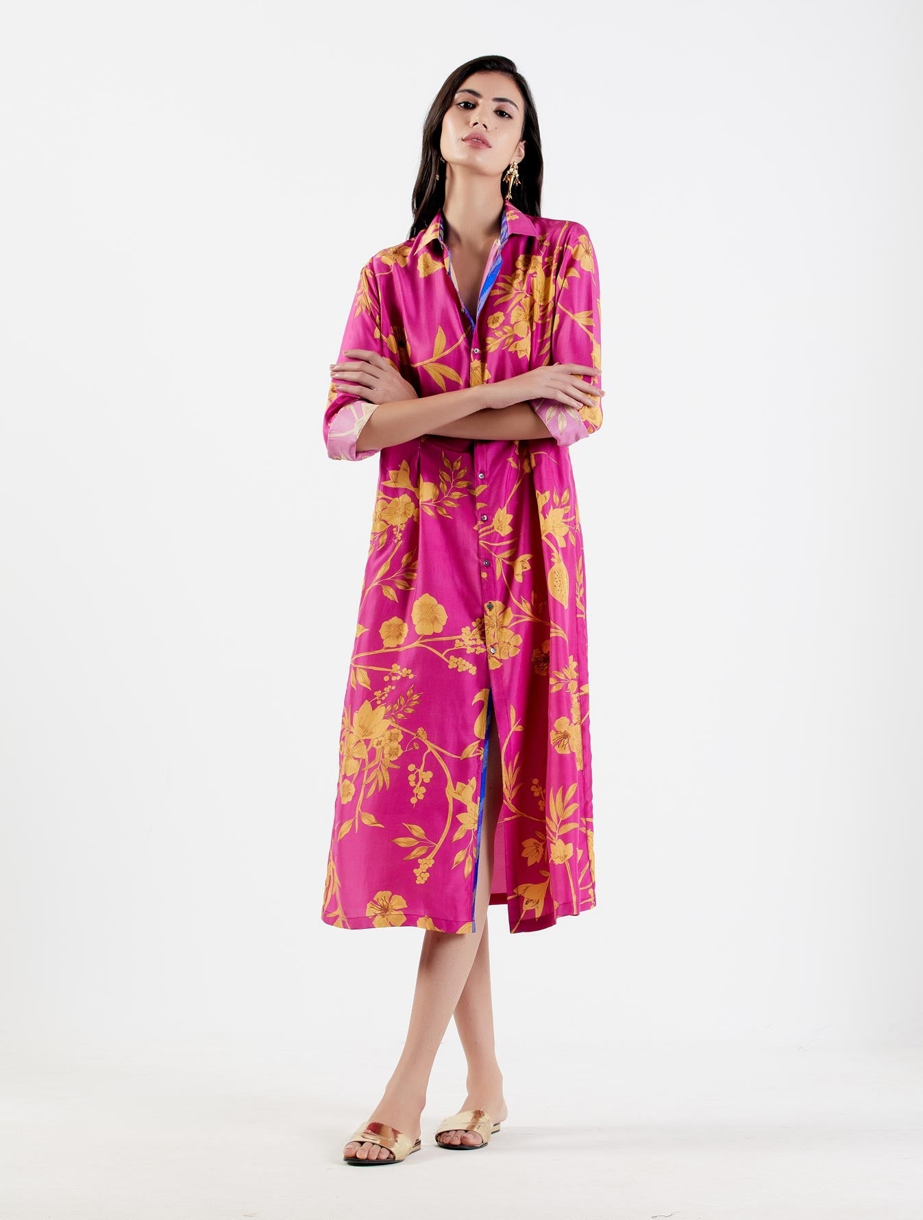 Elegant Pleated Silk Twist Dress for Women - Perfect for Cocktail Parties, Weddings & Formal Events