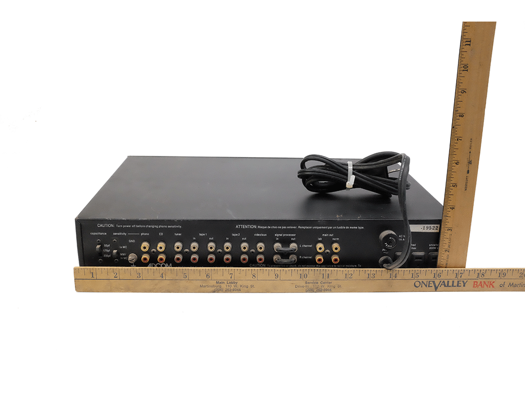 Adcom GFP 555 High-End Home Theater Preamplifier - Audiophile Stereo Preamp for Music & Movie Sound Systems - Perfect for Home Theater Setup & Hi-Fi Audio Listening