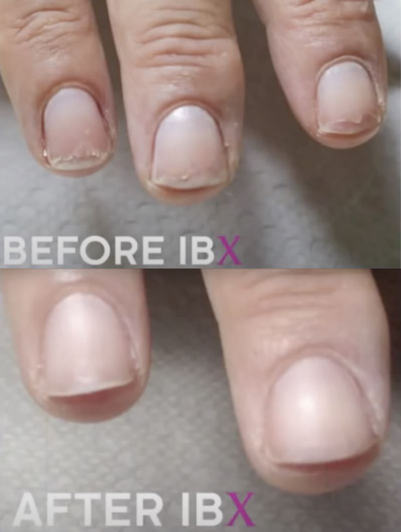 IBX Nail Strengthener & Repair Duo Pack - Professional Nail Care Treatment for Stronger, Healthier Nails | At-Home Salon Quality Manicure & Pedicure Solution