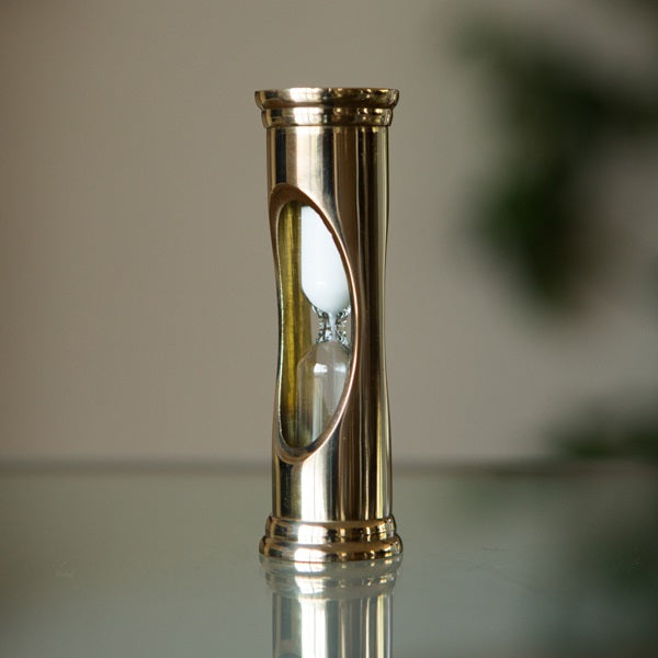 3 Minute Mini Sand Timer - Antique Bronze & Brass Finish - Perfect for Board Games, Classroom Activities, and Home Decor