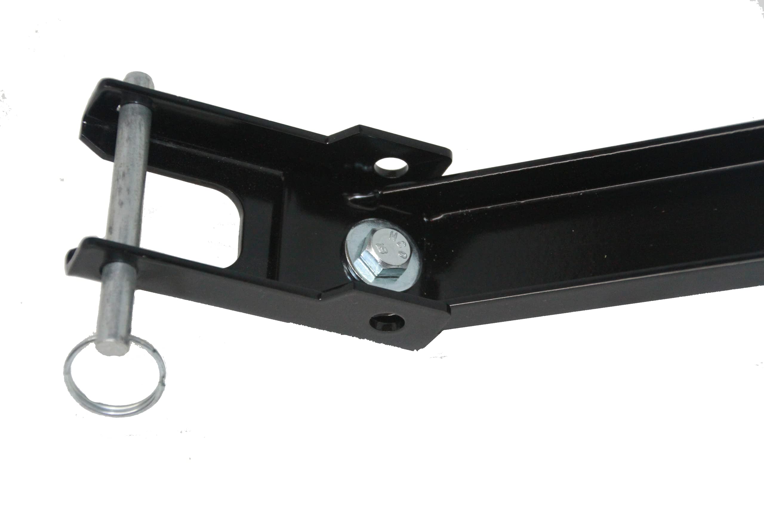 UBL Single Can Ball or Bolt Mounted Garbage Hauling Hook - Heavy Duty Trash Can Holder - Made in USA - Perfect for Outdoor Waste Management & Garage Organization