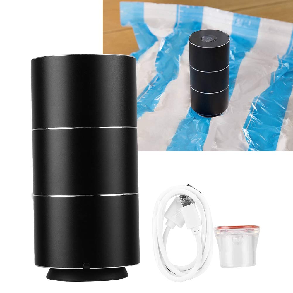 Dioche Electric Vacuum Pump for Storage Bags - Portable Automatic Compression Machine for Travel & Home Use | Space Saving Vacuum Sealer for Clothes, Blankets & Travel Luggage | Perfect for Moving, Closet Organization & Camping Trips