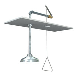 Guardian GBF1658 Barrier-Free Emergency Drench Shower - Stainless Steel Safety Shower for Laboratories & Industrial Workplaces | ANSI Compliant Eye Wash Station