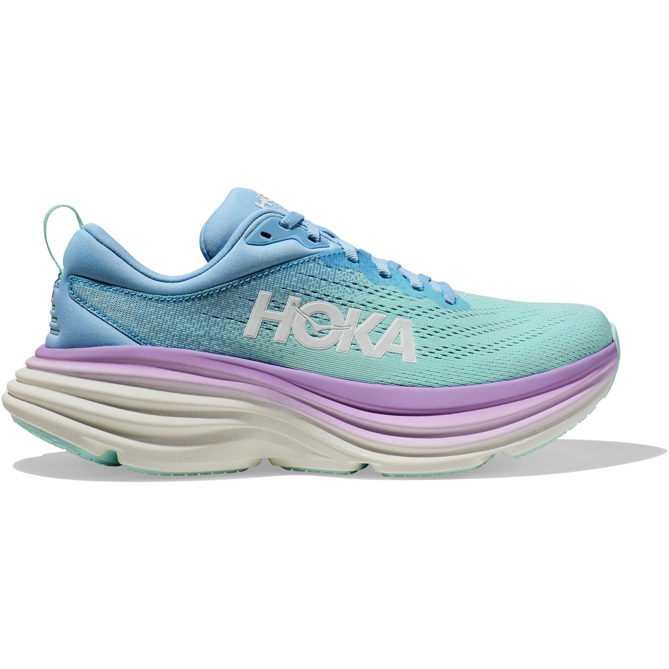 HOKA Bondi 8 Women's Running Shoes - Medium & Wide Width - Cushioned for Comfort - Perfect for Long Distance Running & Walking - Final Sale