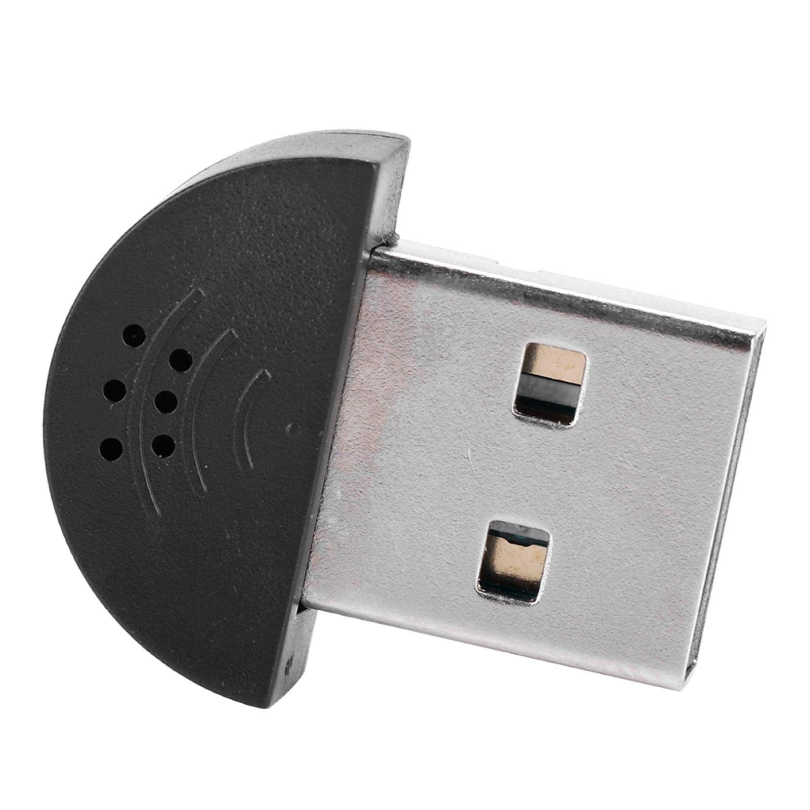 Meiyya USB Microphone - 360° Omnidirectional High Sensitivity Mini USB 2.0 Computer Mic for PC & Laptop (Black) | Ideal for Podcasting, Gaming, Zoom Calls & Voice Recording