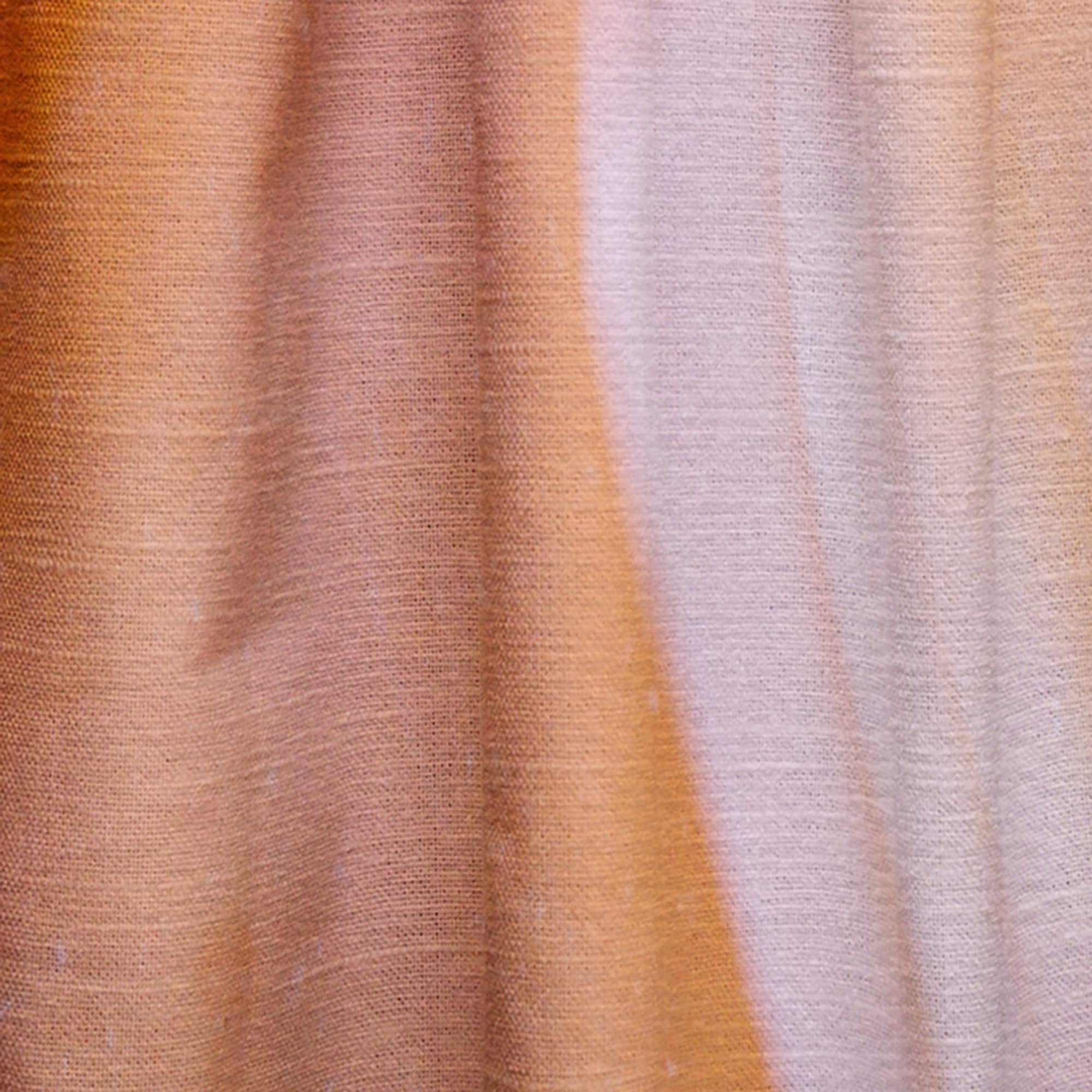 DesignQ 'Mineral Orange Agate' Thermal Insulated Curtains - 52x120 Inch Single Panel for Bedroom & Living Room - Energy Saving Window Drapes for Home Decor & Temperature Control