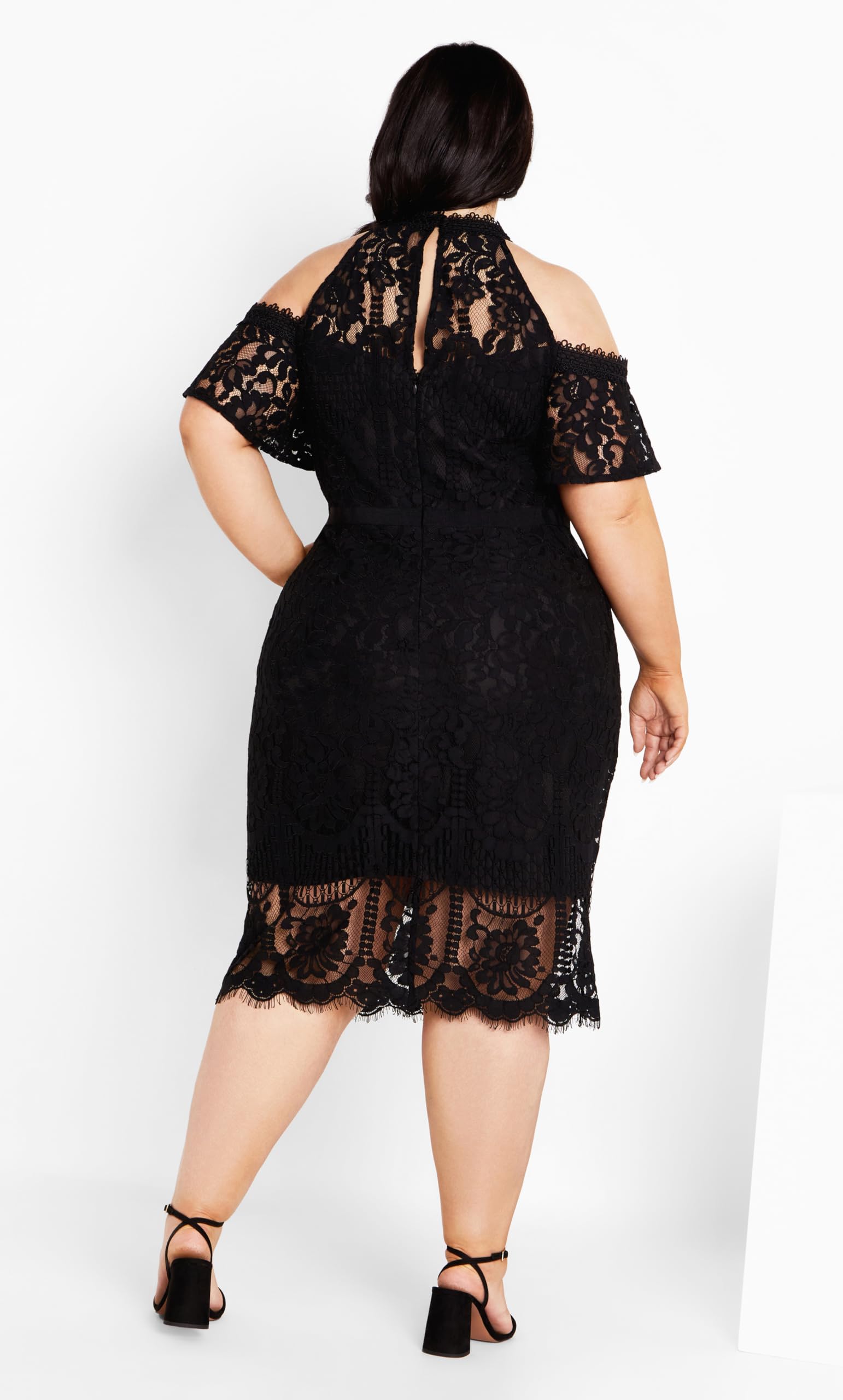 Elegant Plus Size Lace Dress for Women - Pippa Floral Maxi Dress for Special Occasions | Perfect for Weddings, Parties & Evening Events