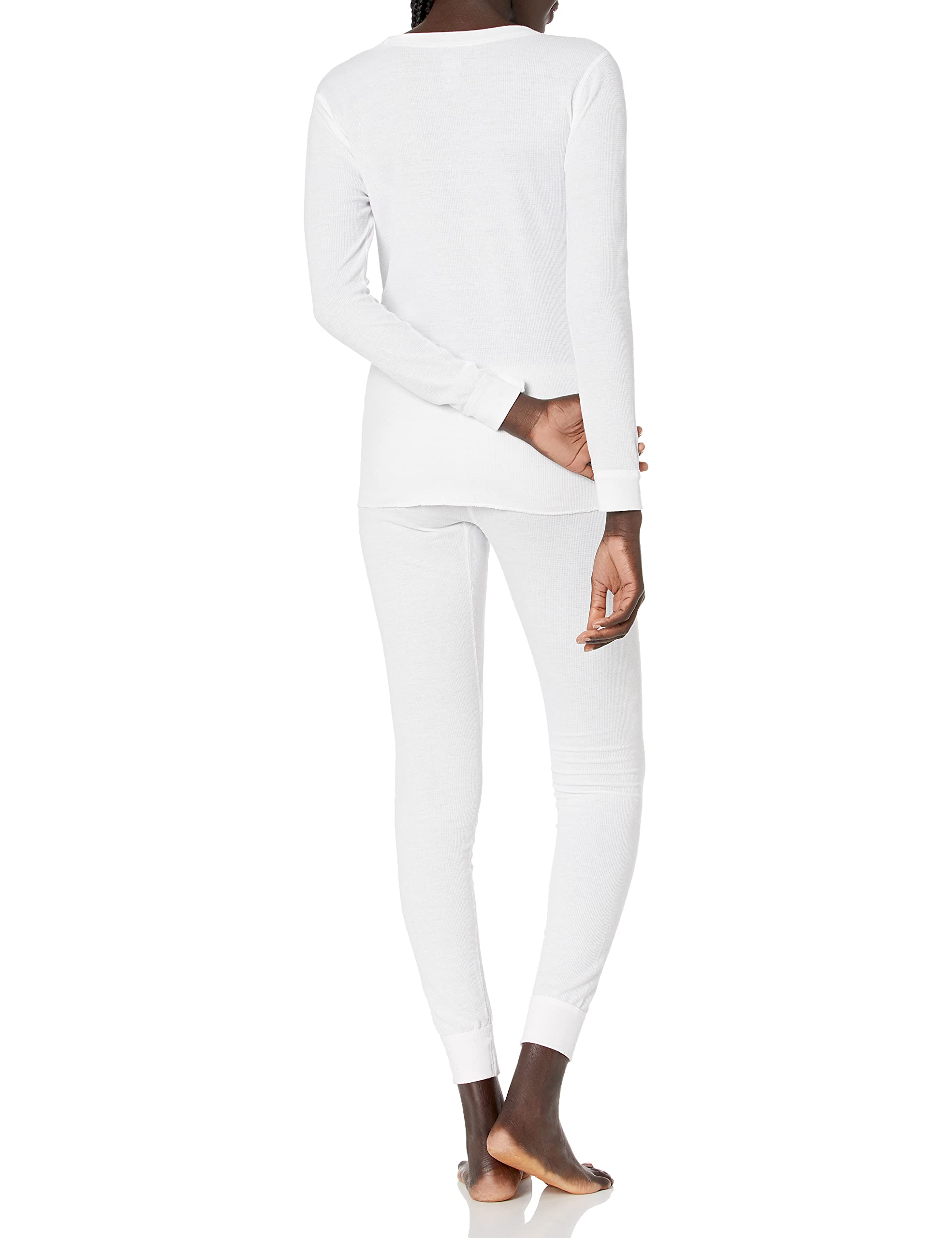 Fruit of the Loom Women's Micro Waffle Thermal Underwear Set - Soft & Warm Winter Base Layer for Cold Weather, Lounge & Sleepwear