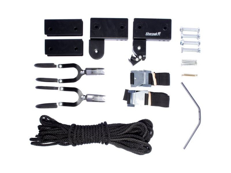 Seattle Sports Sherpak Kayak Hoist - Heavy Duty Kayak Storage System for Garage, Canoe Lift with Pulley - Perfect for Kayak, Canoe & Paddleboard Organization