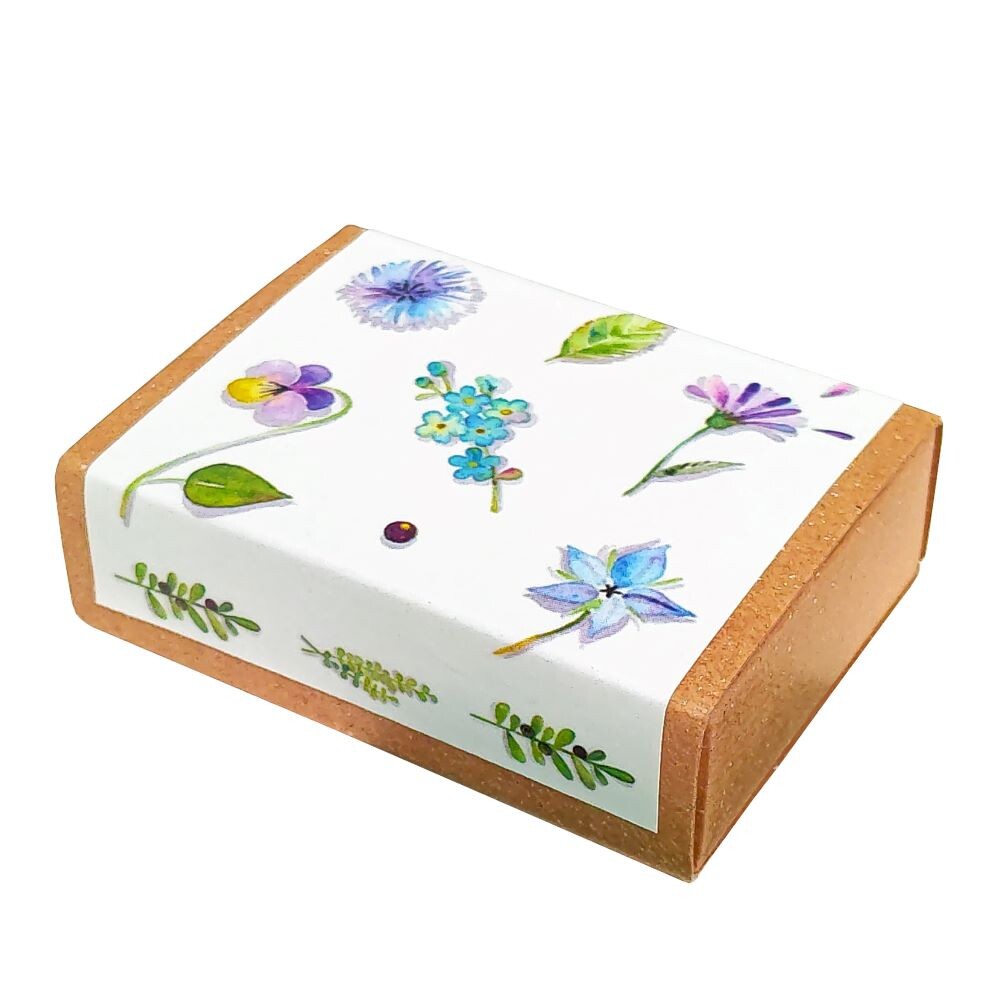 Botanical Garden Mini Washi Matchbox Set - 5 Rolls of Decorative Japanese Paper for Scrapbooking, Card Making & DIY Crafts - Perfect for Gift Wrapping, Journaling and Home Decor
