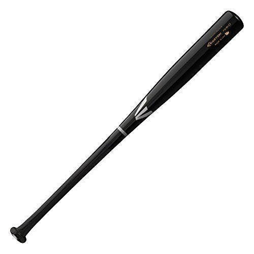 Easton MAKO Maple Youth 30 Wood Baseball Bat - Handcrafted Black/Silver for Youth Baseball Players | Perfect for Little League Games & Training