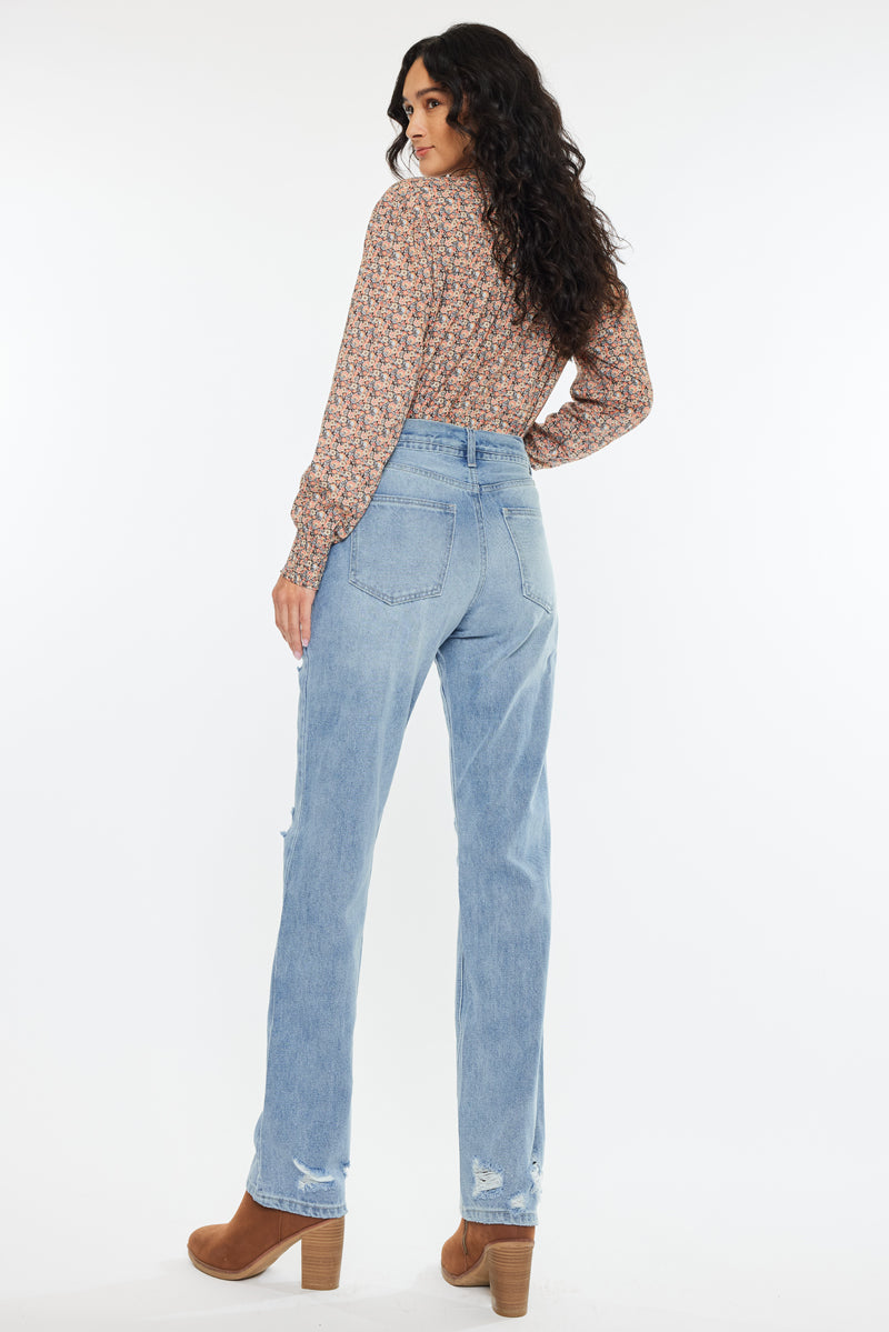 Letitia Ultra High Rise 90's Boyfriend Jeans - Vintage Distressed Denim Pants for Women | Perfect for Casual Outfits, Street Style & Retro Fashion Looks
