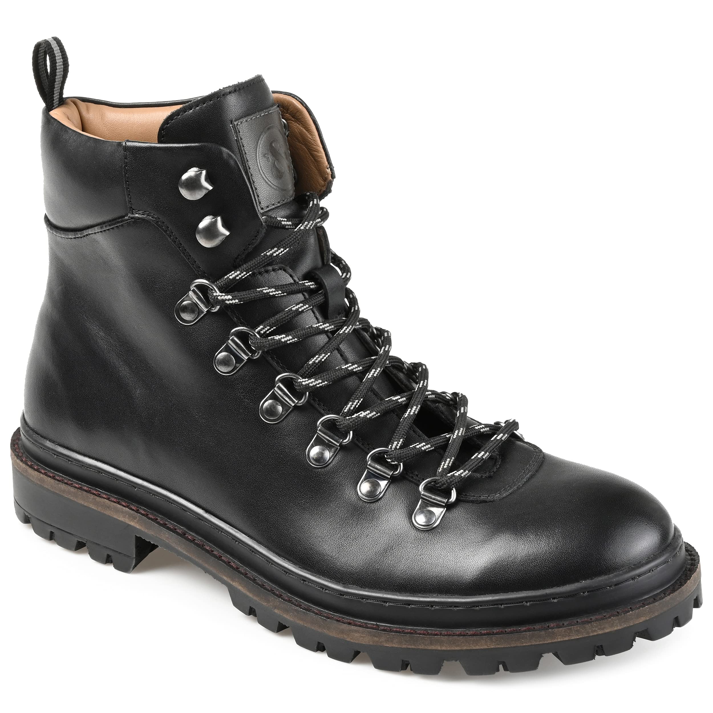 Thomas & Vine Men's Classic Leather Dress Boots - Formal & Business Casual Shoes for Office, Wedding & Special Occasions