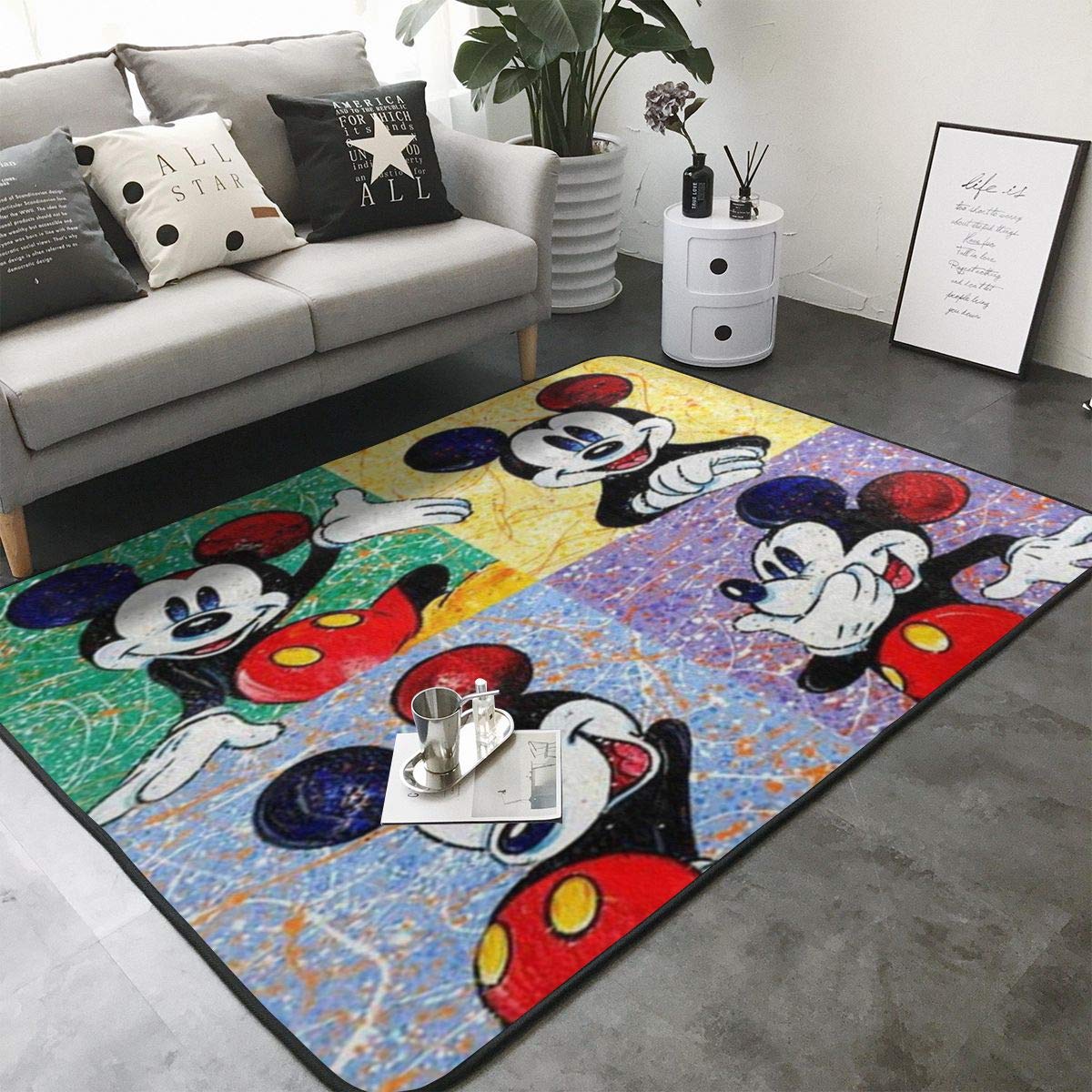 Super Soft Mickey Mouse Area Rugs for Kids - 80