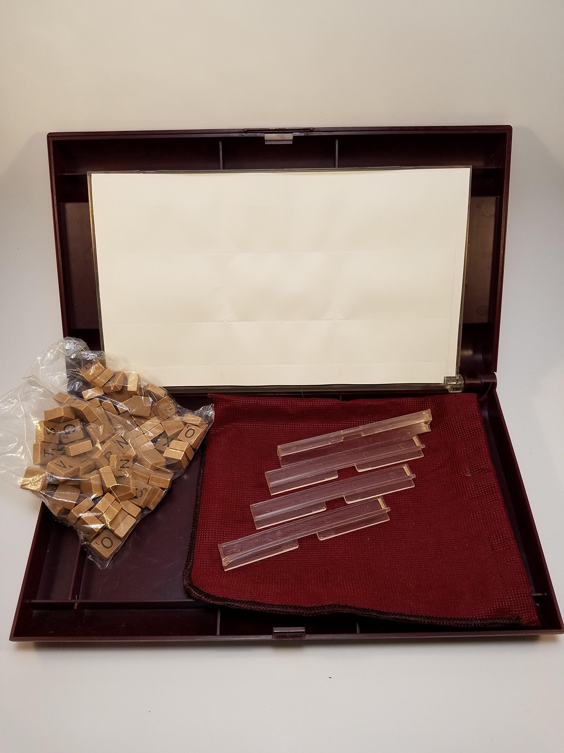 Scrabble Deluxe Travel Edition - Classic Crossword Board Game for Adults & Kids - Perfect for Road Trips, Family Game Nights & Travel