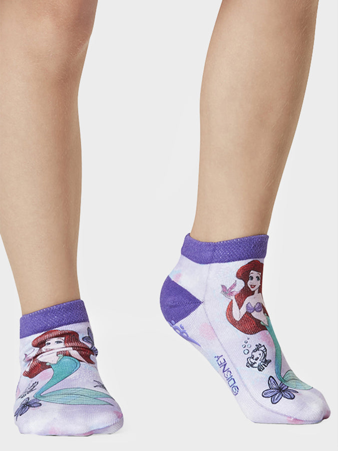 Disney Princess Kids Grip Socks 2 Pack - Non-Slip Toddler Socks for Girls - Perfect for Playtime, School & Home Activities