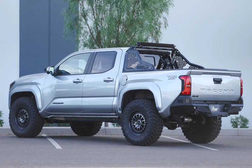 2024+ Toyota Tacoma Chase Rack by Rago Fabrication - Heavy Duty Off-Road Truck Bed Rack for Overlanding & Adventure Gear Storage
