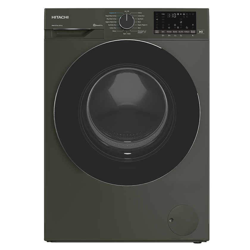 BD D100YFVEM 10/6 KG Washer Dryer Combo - Compact Laundry Solution for Apartments & Small Spaces | Perfect for Energy-Efficient Home Use