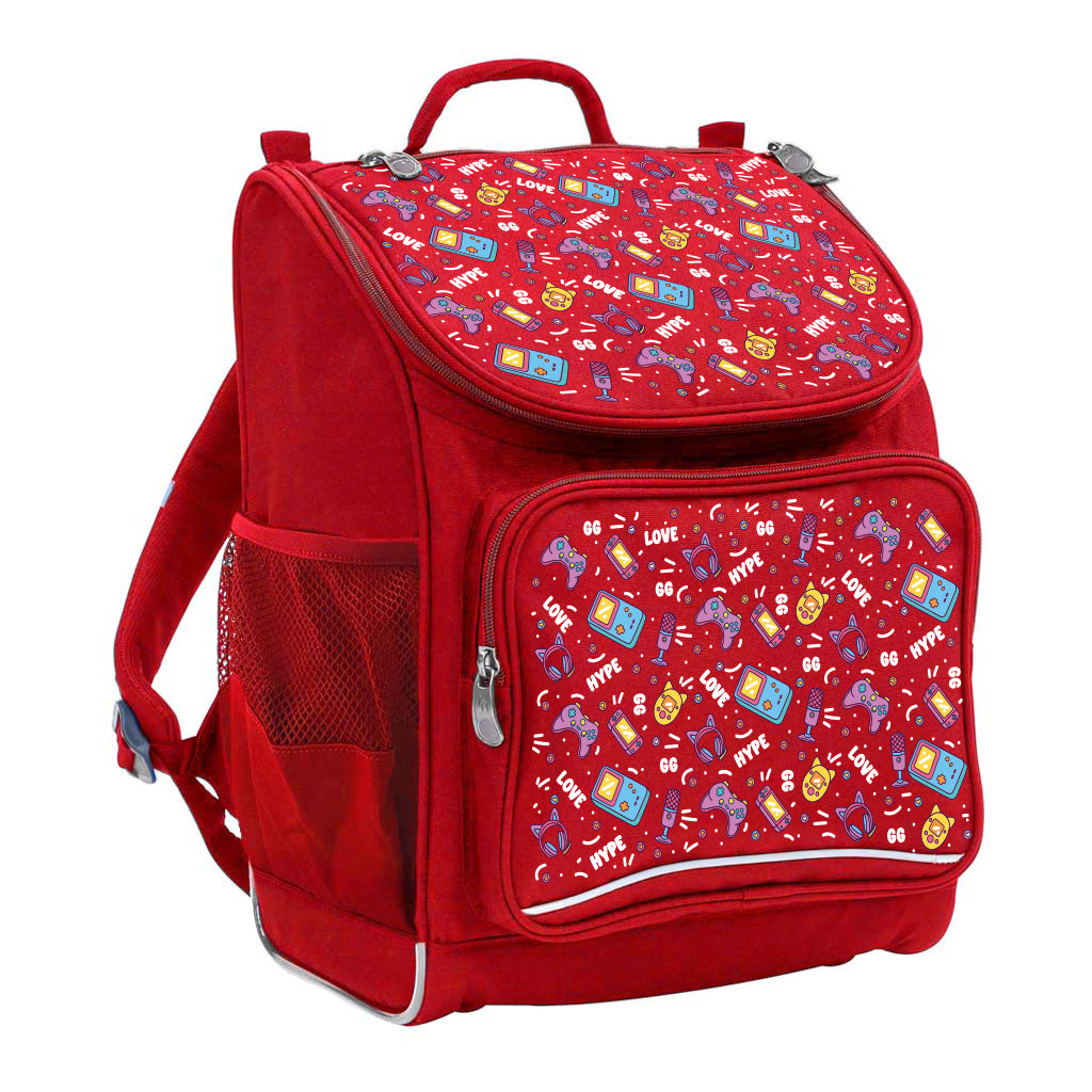 Pixel Chick Mighty Junior Backpack - Durable School Backpack for Kids, Lightweight Laptop Backpack with USB Charging Port - Perfect for School, Travel & Daily Use