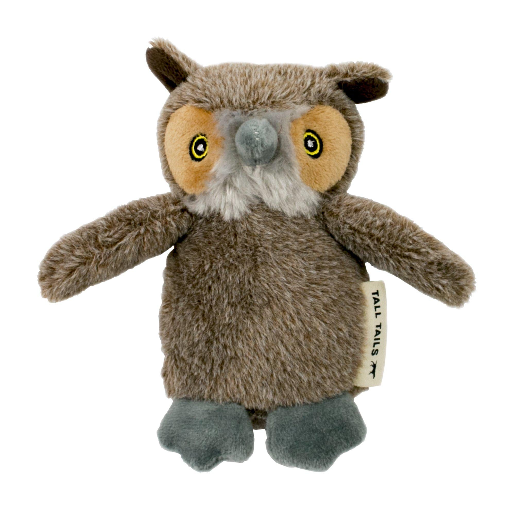 Soft Plush Owl Squeaker Toy for Dogs - Cute Interactive Pet Chew Toy for Puppies & Small Dogs - Perfect for Training, Playtime & Anxiety Relief