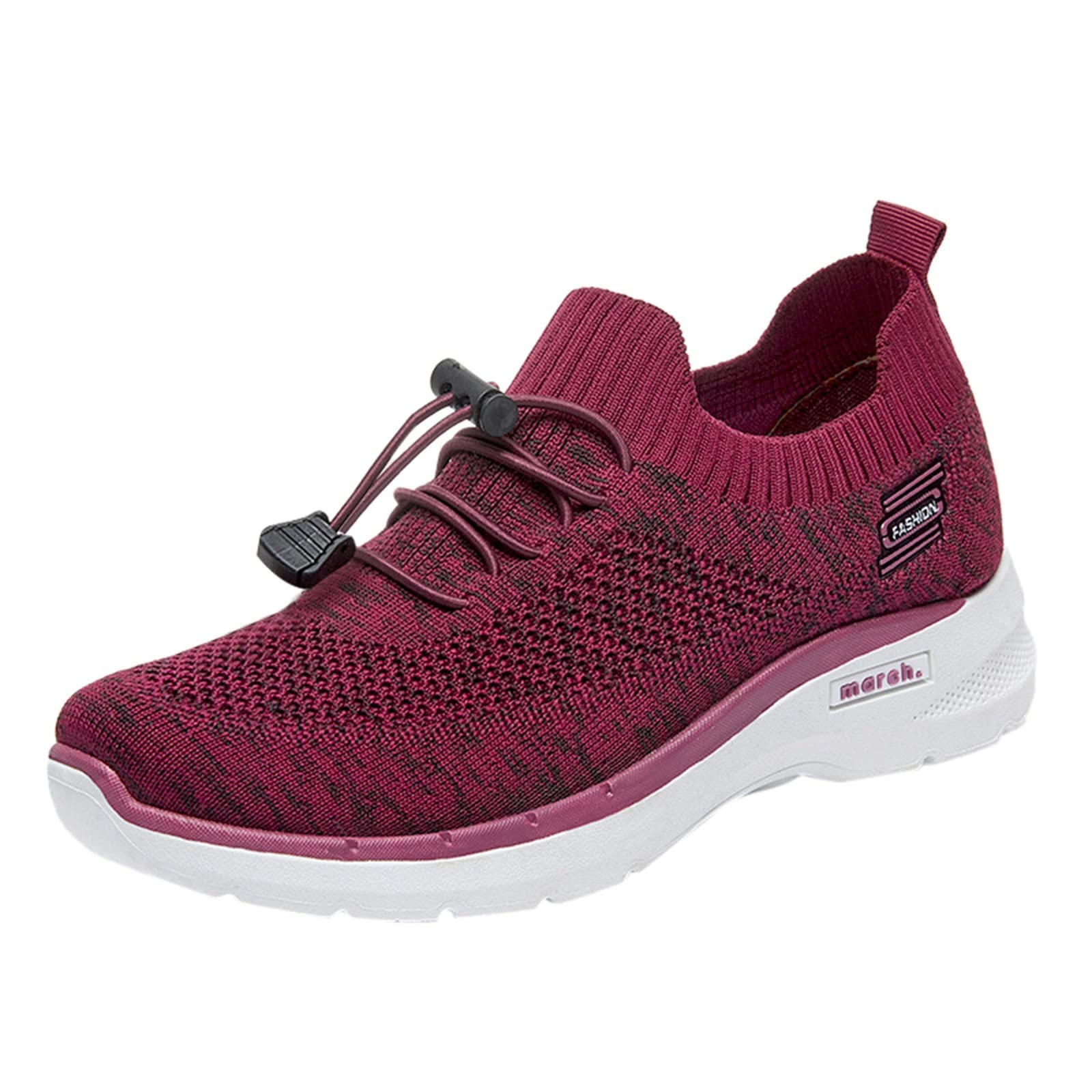 Breathable Women's Open-Toe Slip-On Sneakers - Lightweight Running, Walking & Tennis Shoes for Women - Casual Lace-Up Flats, Unisex Work & Sport Trainers - Perfect for Gym, Office & Outdoor Activities
