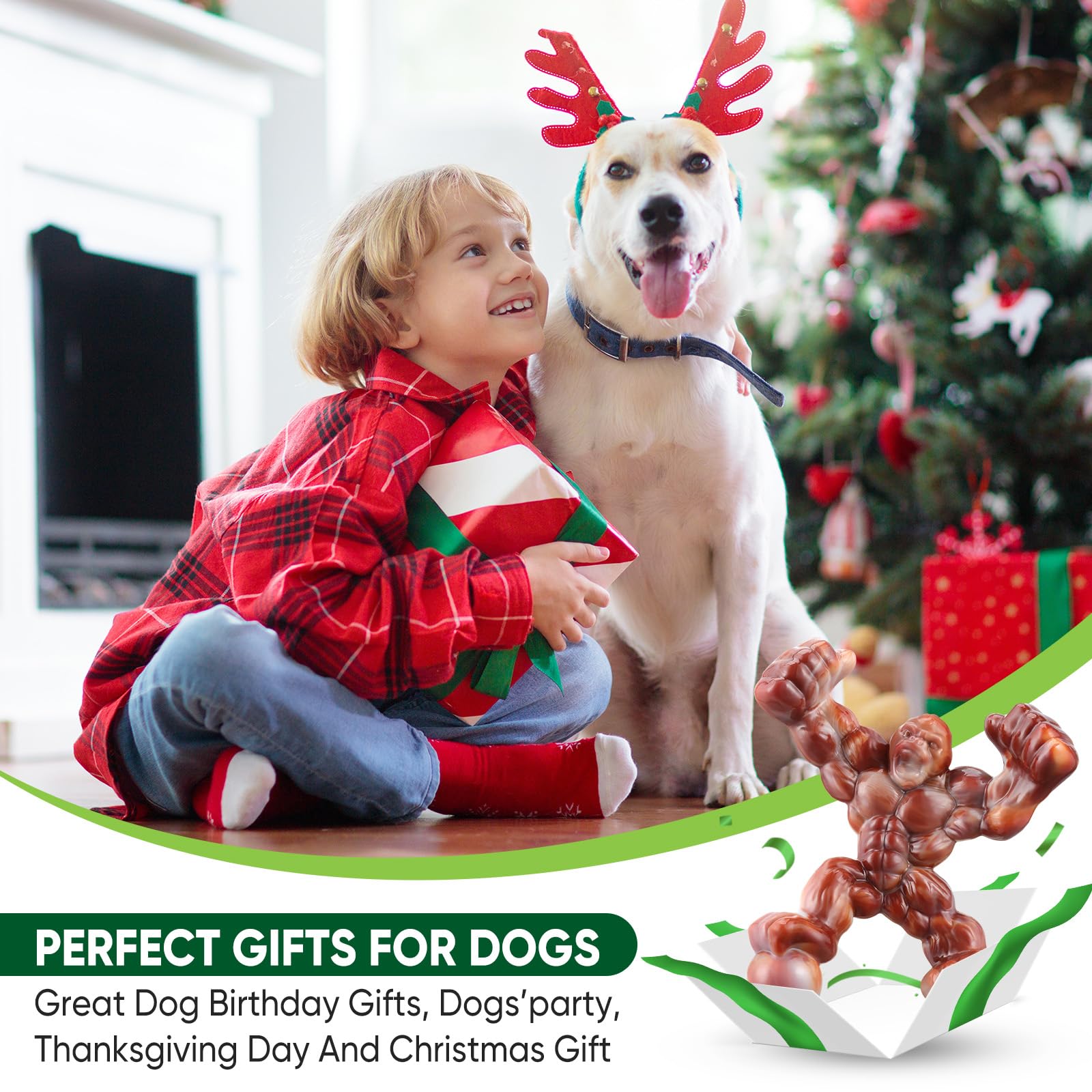 Indestructible Dog Chew Toys for Aggressive Chewers - Large Breed