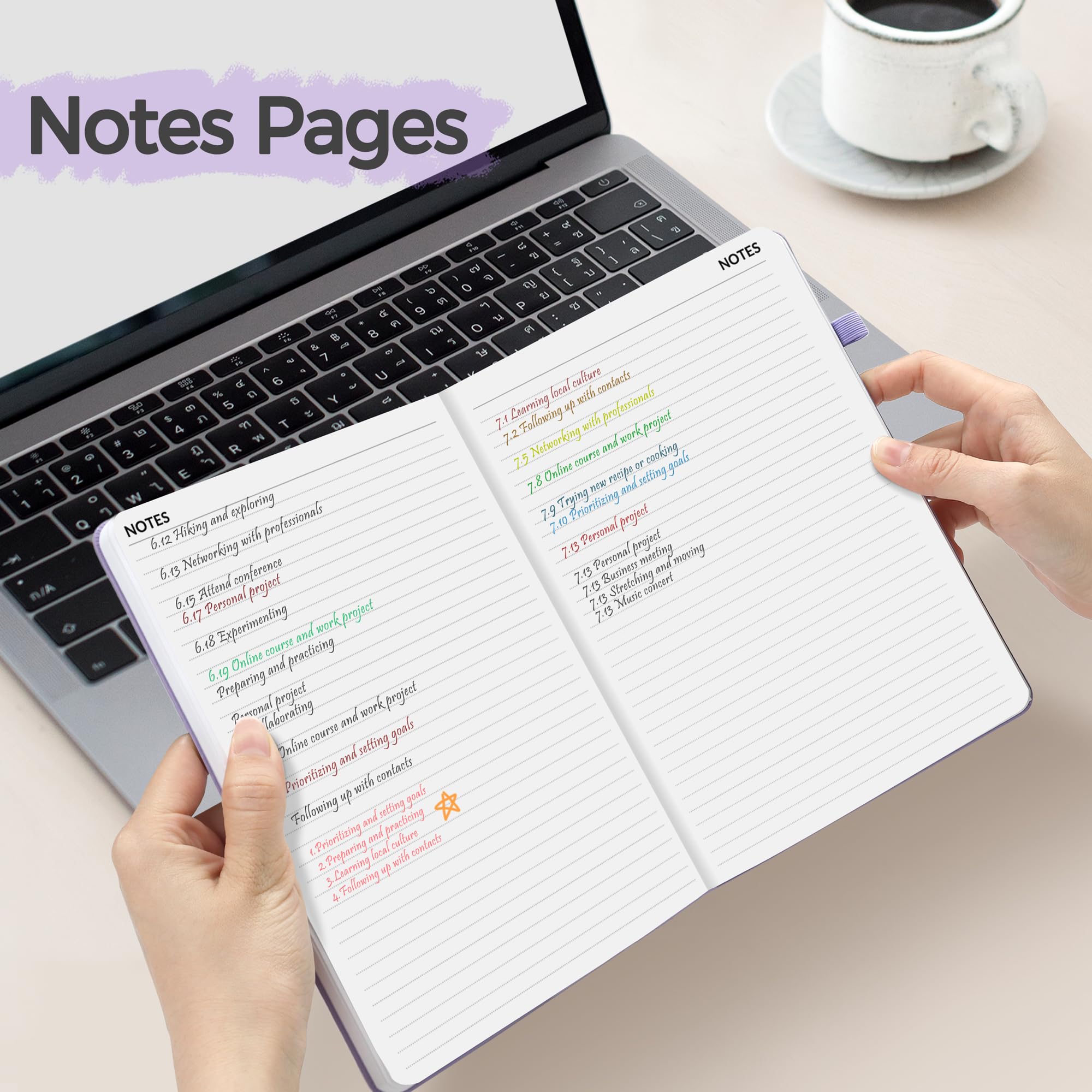 SUNEE 2024-2025 Weekly & Monthly Planner - 5.5