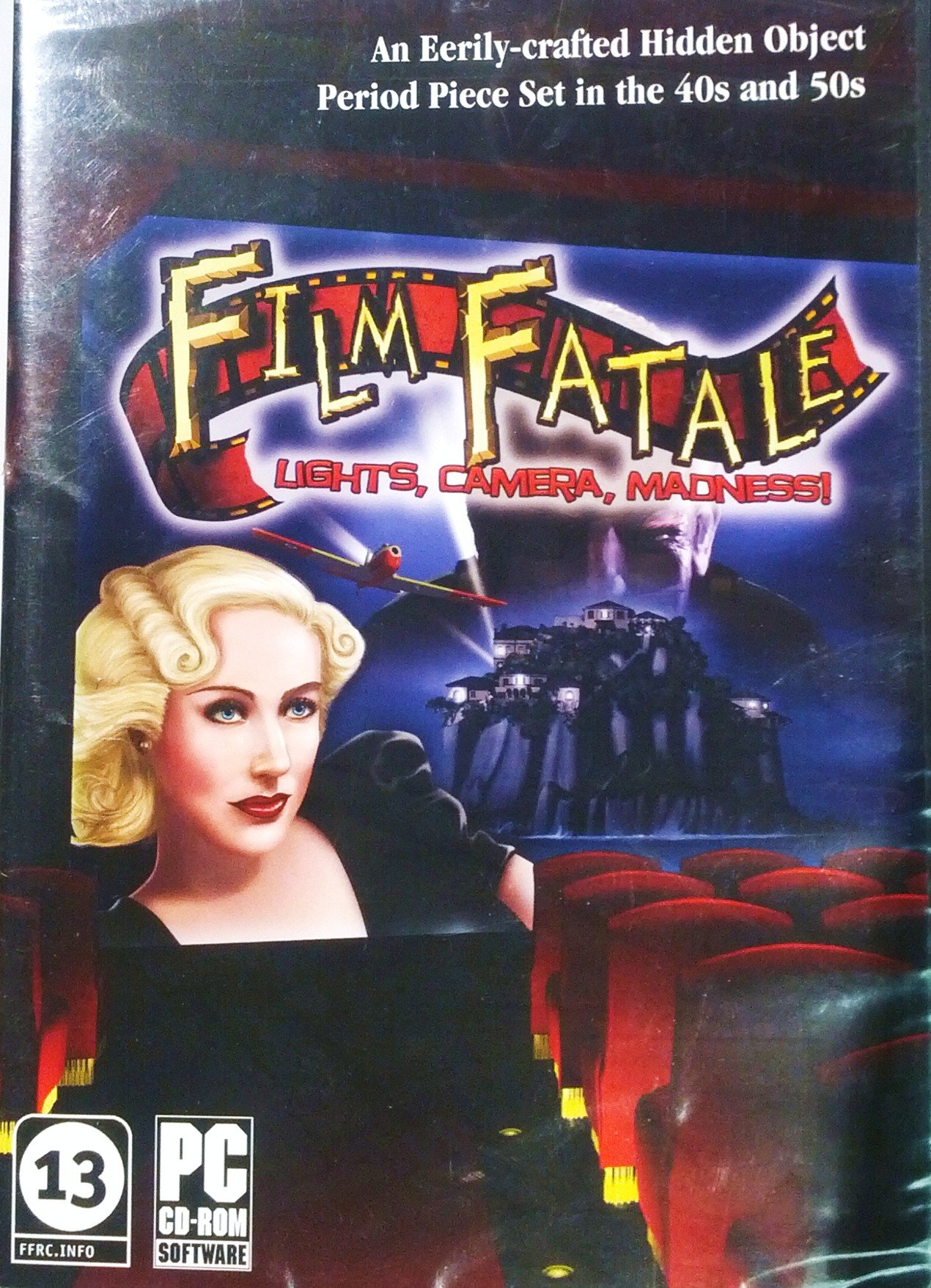 Film Fatale: Lights, Camera, Madness! - Classic Movie Poster Art for Home Theater & Cinema Room Decor