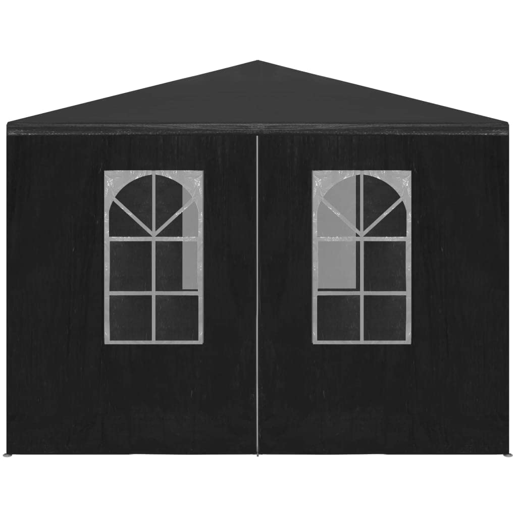 CHARMMA 10x13 Heavy Duty Party Tent - Large Outdoor Pop Up Canopy for Weddings, Backyard Parties & Events | Waterproof & Durable Anthracite Shelter | Perfect for Picnics, Festivals & Camping