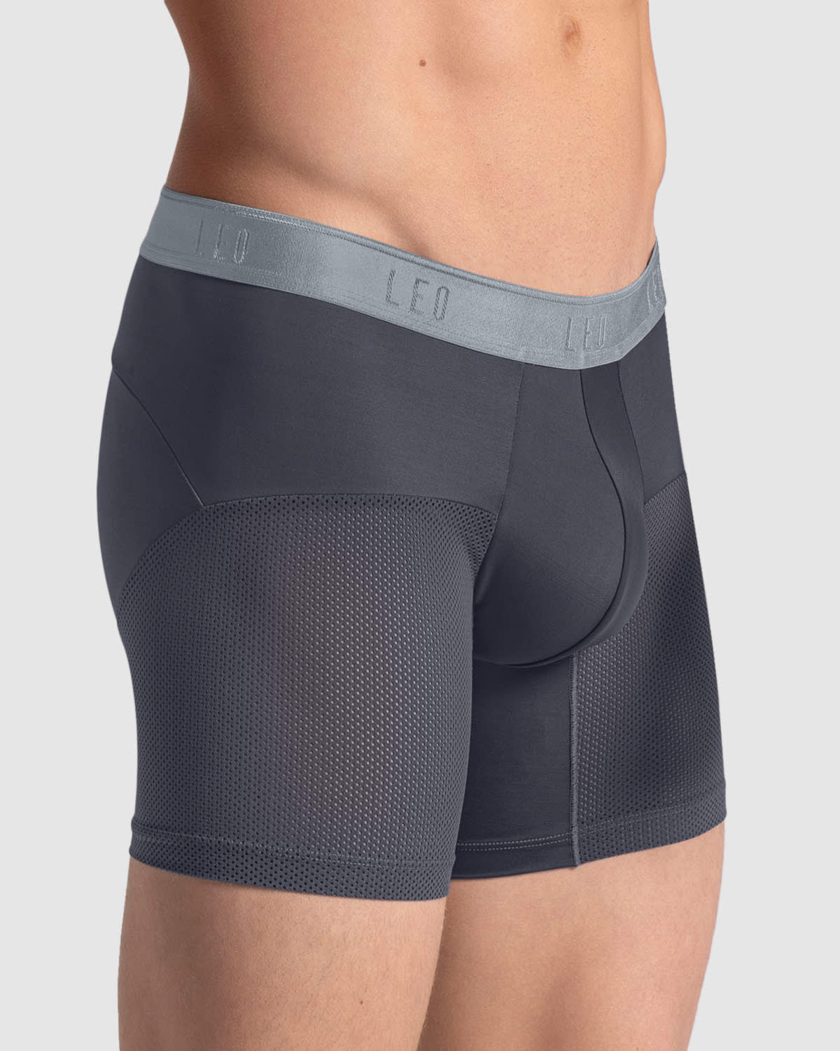 Breathable High-Tech Mesh Boxer Briefs with Ergonomic Support Pouch - Perfect for Gym, Running & Everyday Comfort