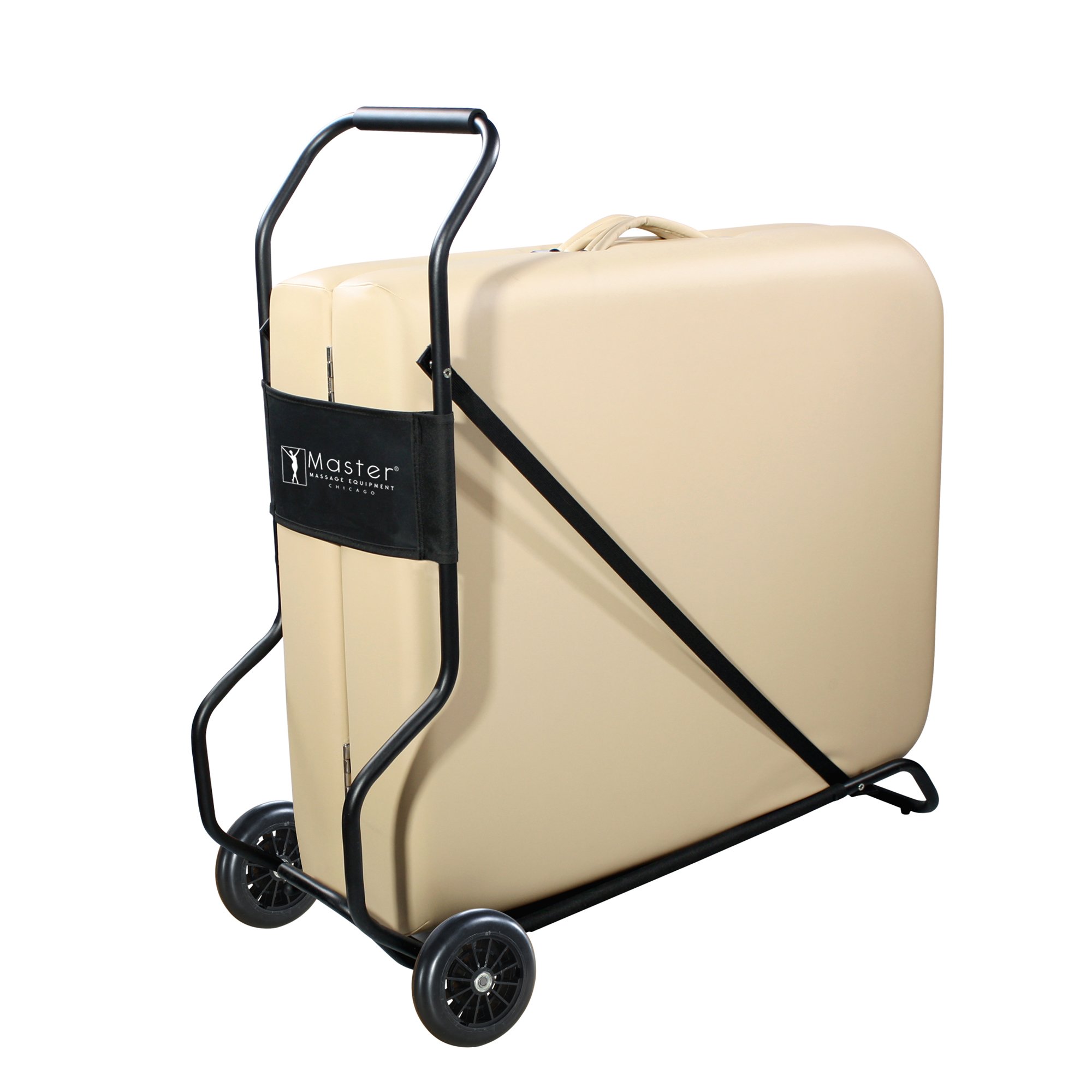 Universal Foldable Massage Table Cart with Large Rubber Wheels - Portable Lightweight Massage Bed for Travel & Home Use - Fits Most Brands & Sizes - Ideal for Therapists, Spas & Mobile Massage Services
