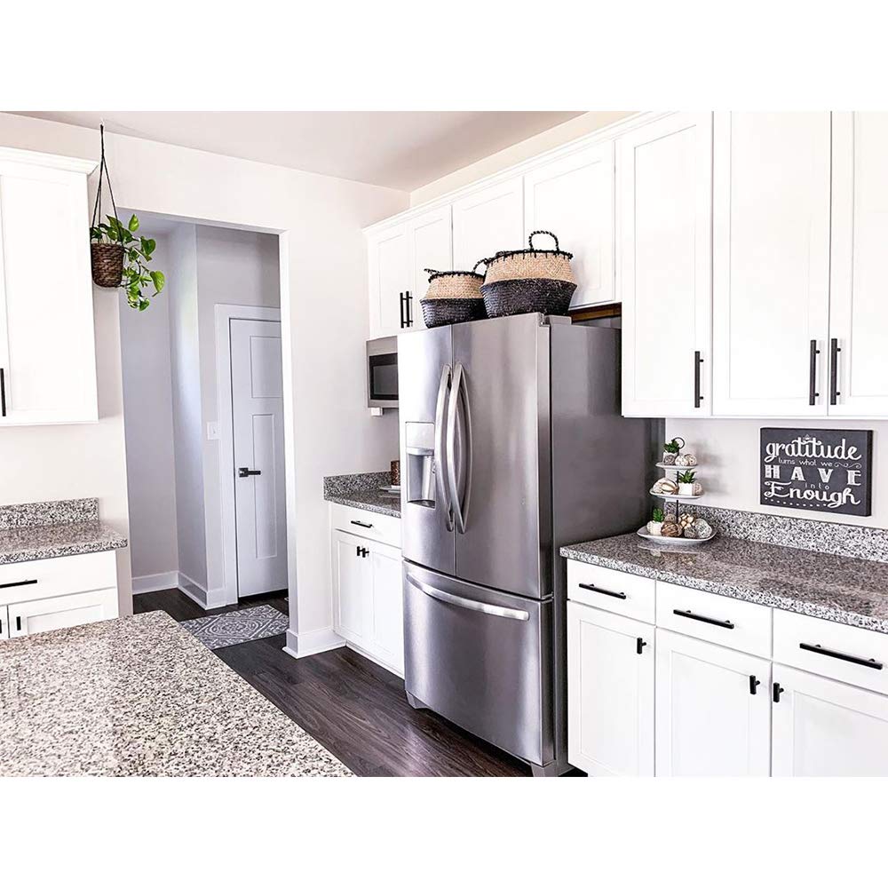 Modern Black Cabinet Pulls - 3in Drawer Handles for Dresser & File Cabinets