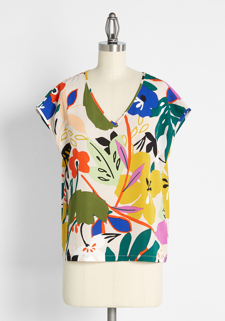 Presumably Paradise Top - Stylish Women's Fashion Blouse for Casual & Party Wear | Trendy & Comfortable Summer Tops for Outings & Date Nights