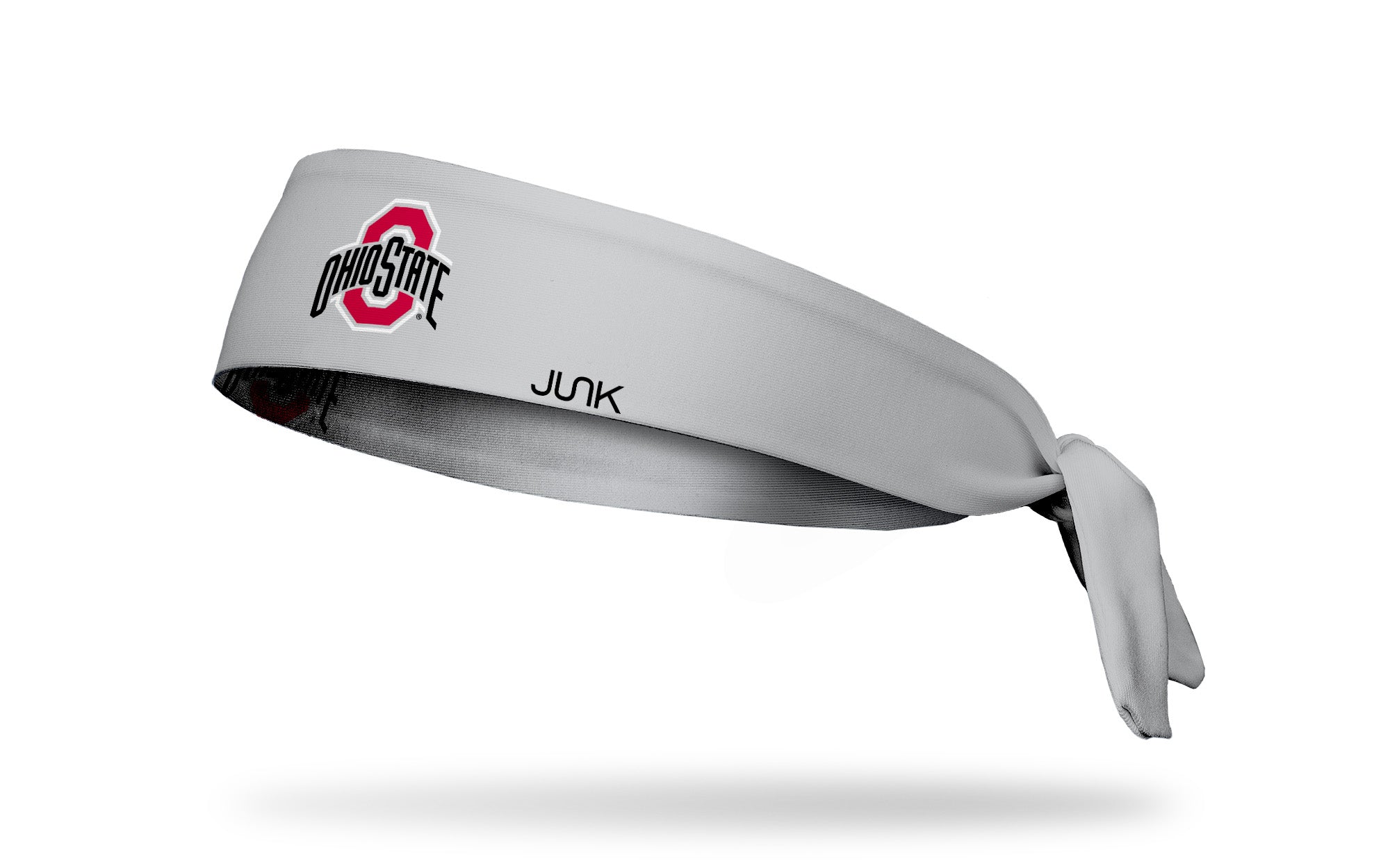 Ohio State Buckeyes Logo Gray Adjustable Flex Tie Headband - Perfect for Sports, Workouts, and Game Day Fan Gear