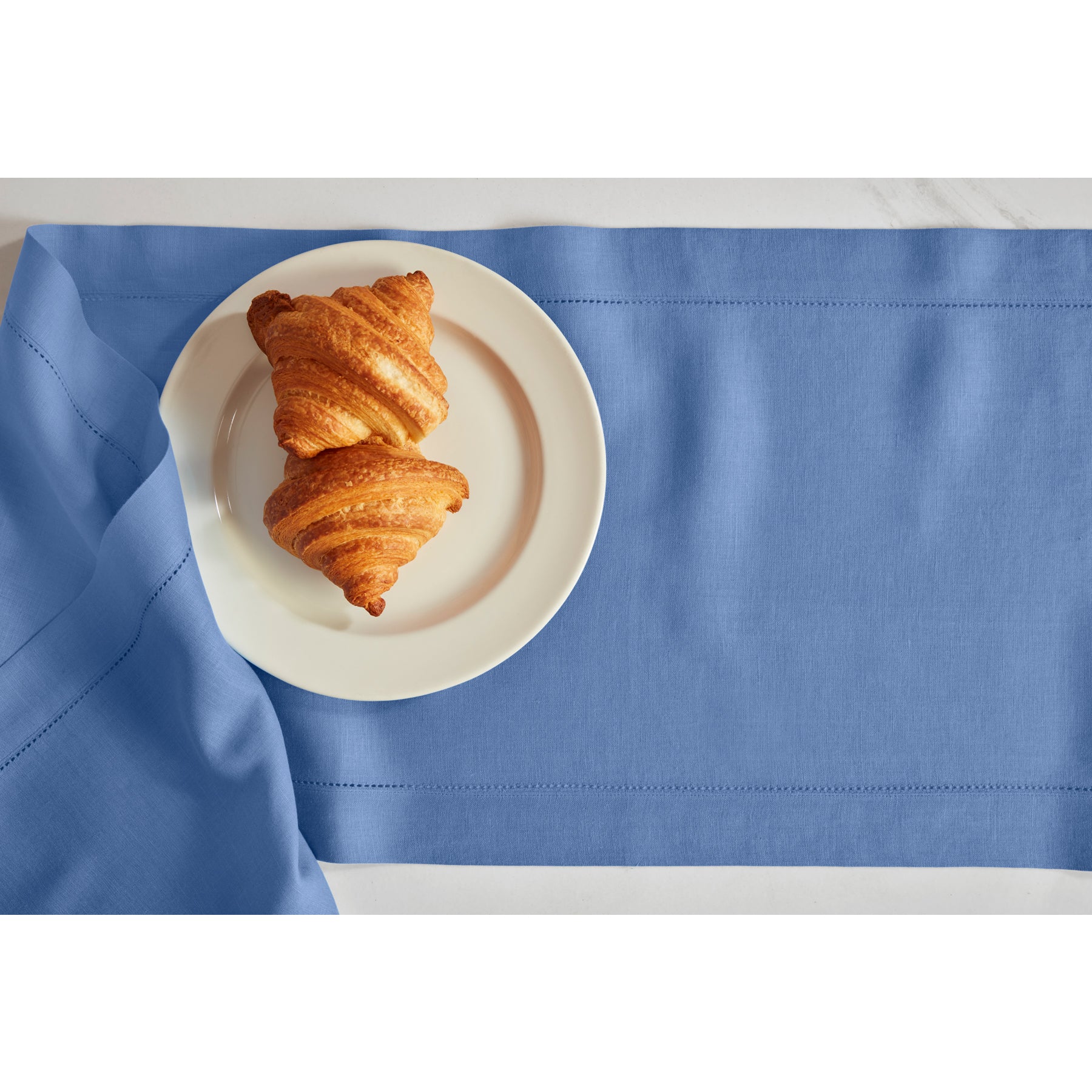 Sonoma Hemstitch Table Runner - Elegant Linen Table Decor for Dining & Special Occasions | Perfect for Weddings, Holidays & Home Decor