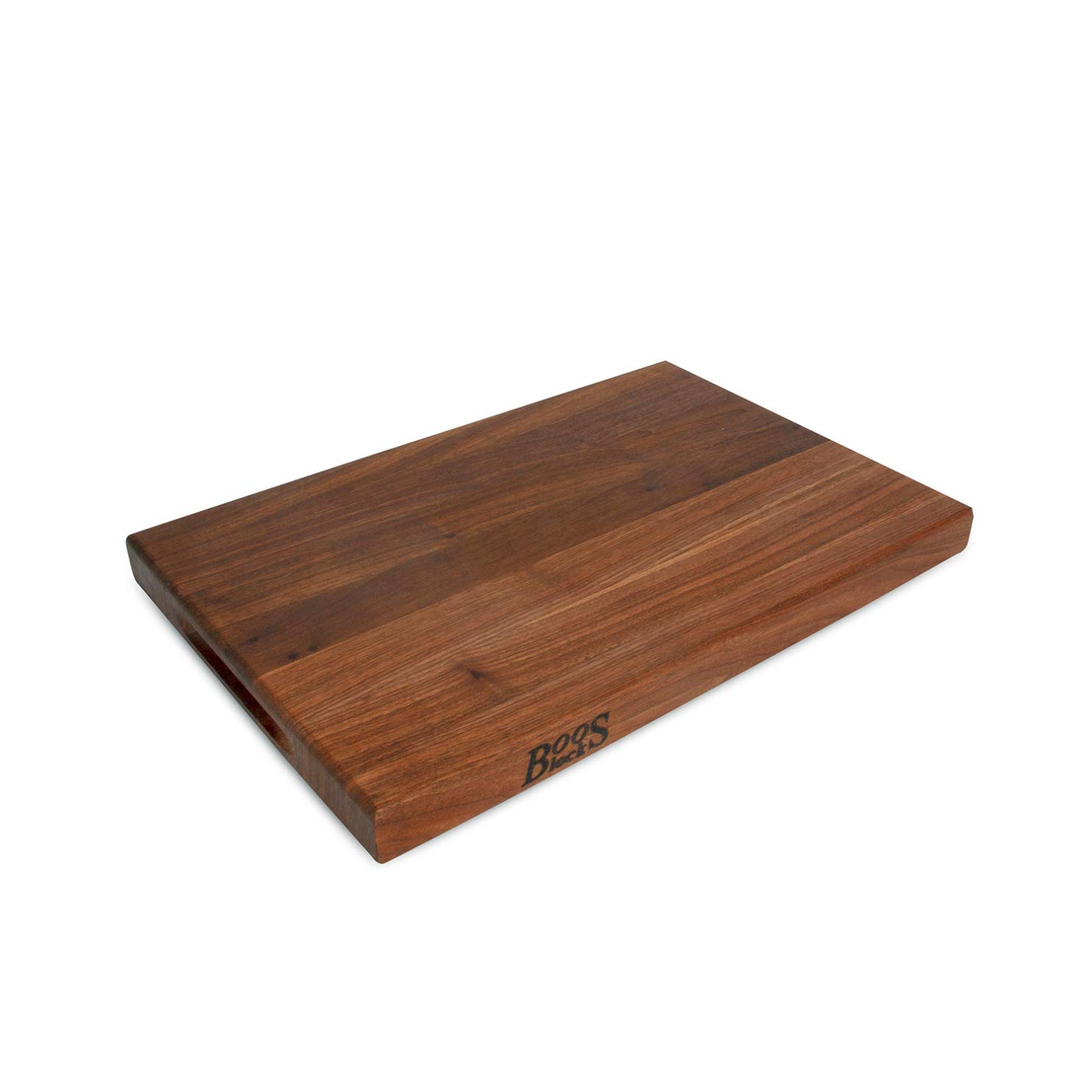 Premium John Boos Block WAL-R01 Walnut Wood Edge Grain Reversible Cutting Board - 18